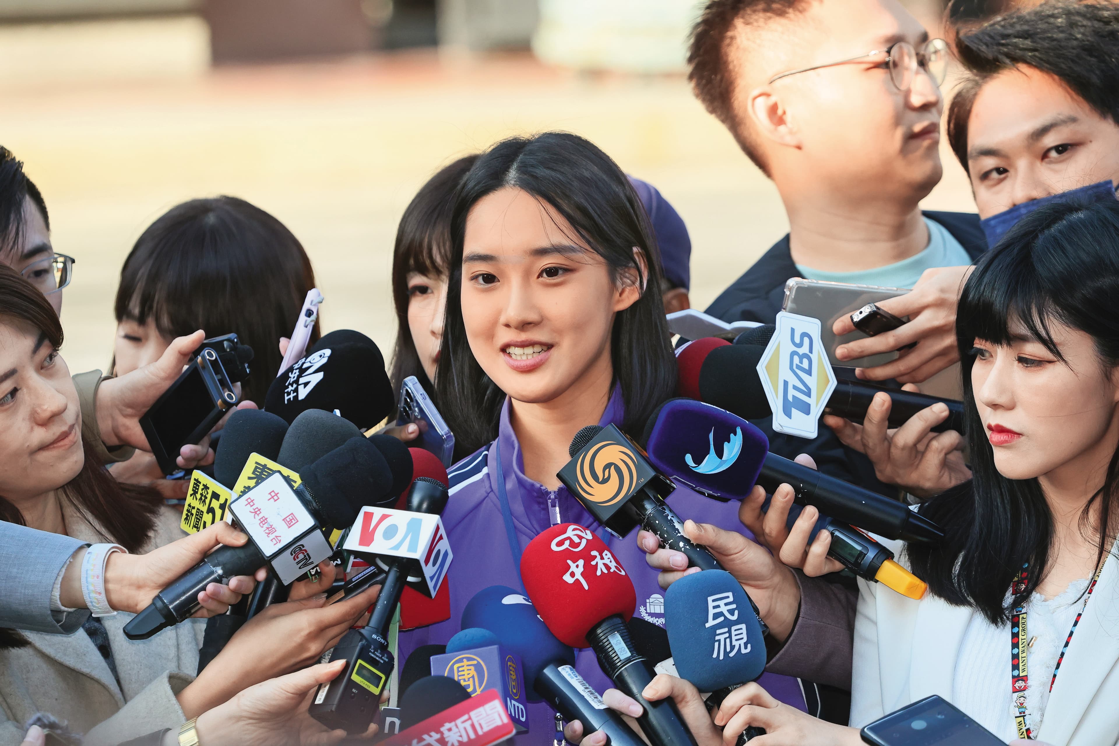 馬英九基金去年邀北大、清華師生訪台。圖為訪團成員、清華大學學生彭戈航。