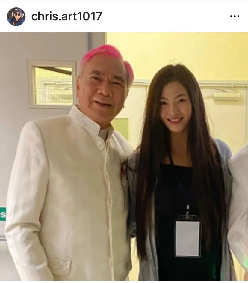 香港資深藝人李龍基女友Chris(王青霞),涉在香港逾期居留,正被入境處扣留調查。(王青霞IG)