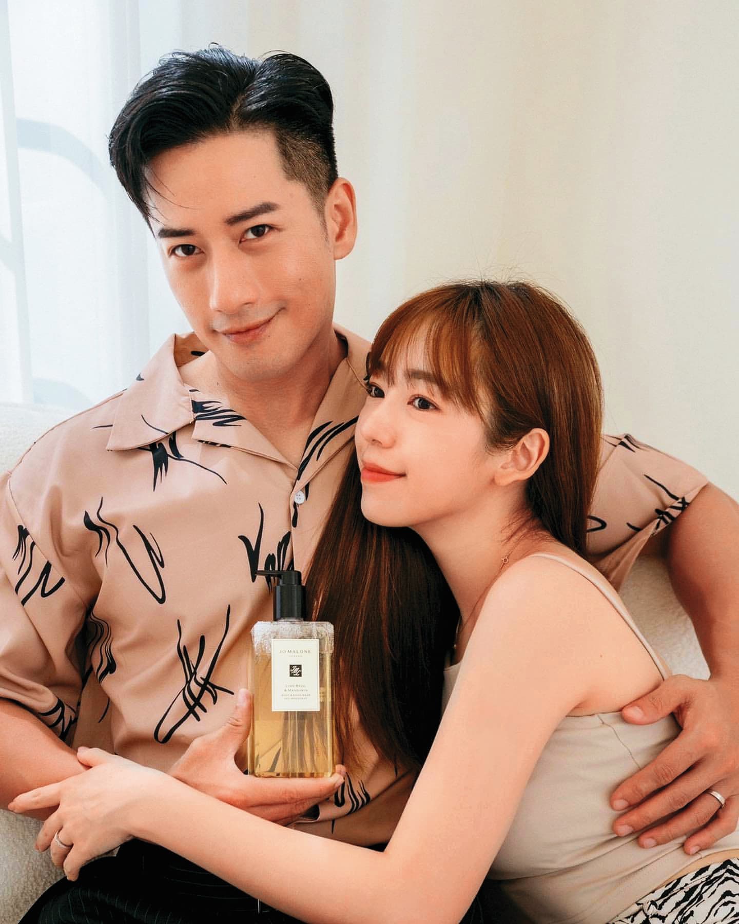 周孝安(左)和陳天仁(右)的短命婚姻只維持2年。(翻攝自周孝安IG)