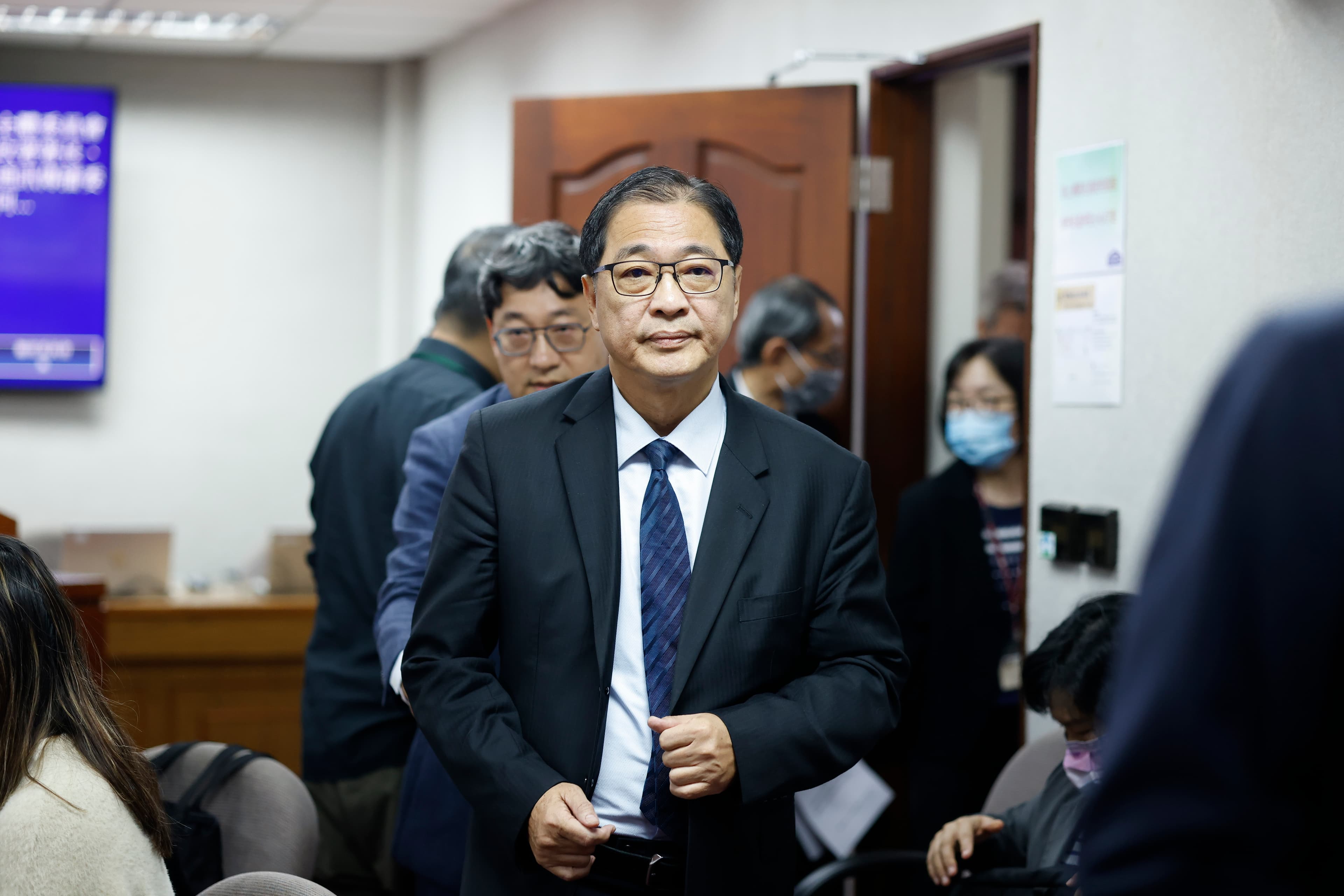 鄭銘謙今赴立法院備詢前強調,押人取供的說法是子虛烏有。