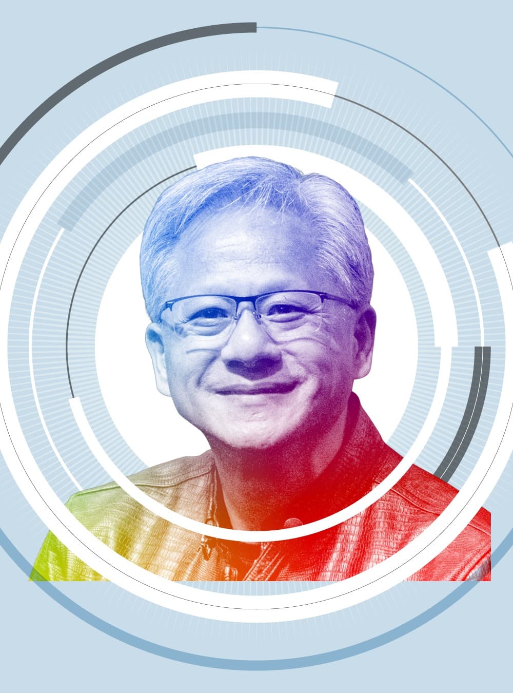 黃仁勳則連續兩年上榜。(翻攝TIME官網)