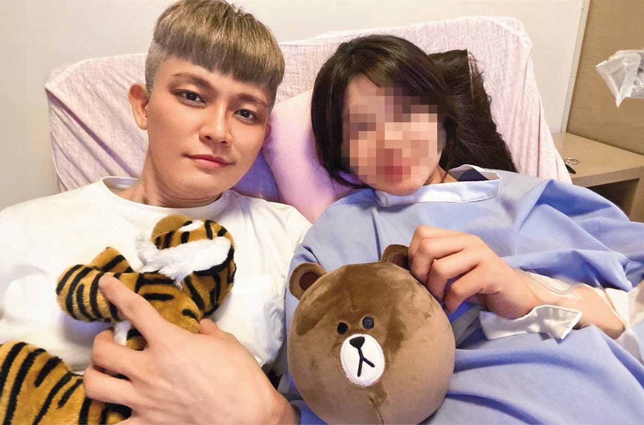 王大熊和老婆結婚多年,2022年才喜獲兒子當爸。(翻攝自王大熊臉書)
