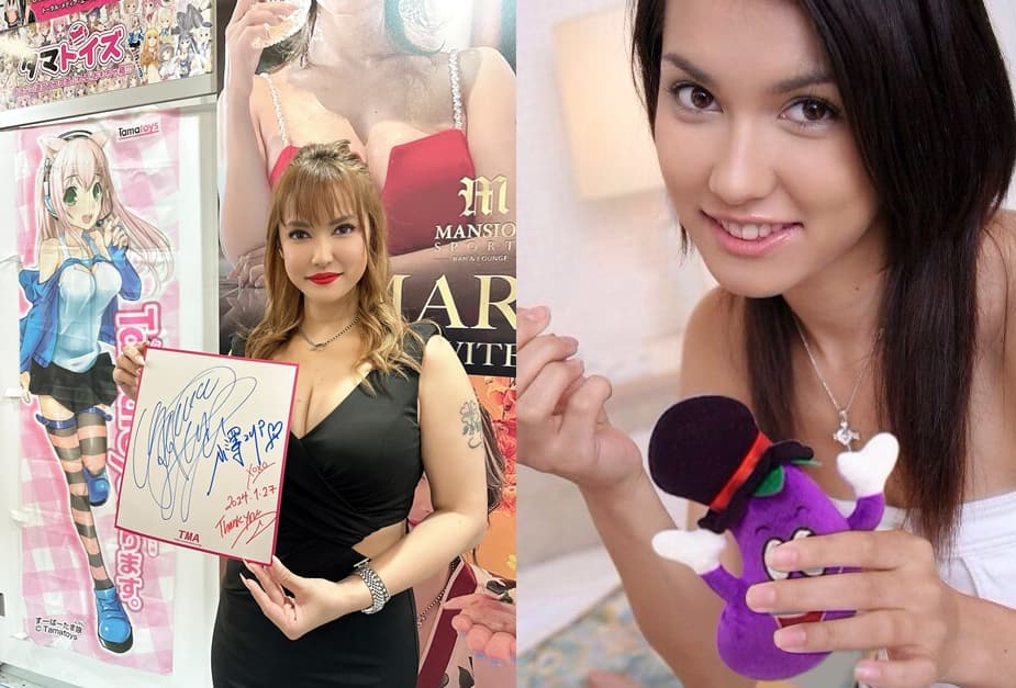 小澤瑪麗亞身材較以往臃腫,讓粉絲印象中的女神形象幻滅。(翻攝臉書粉專「TSE 台灣寫真博覽會」、微博)
