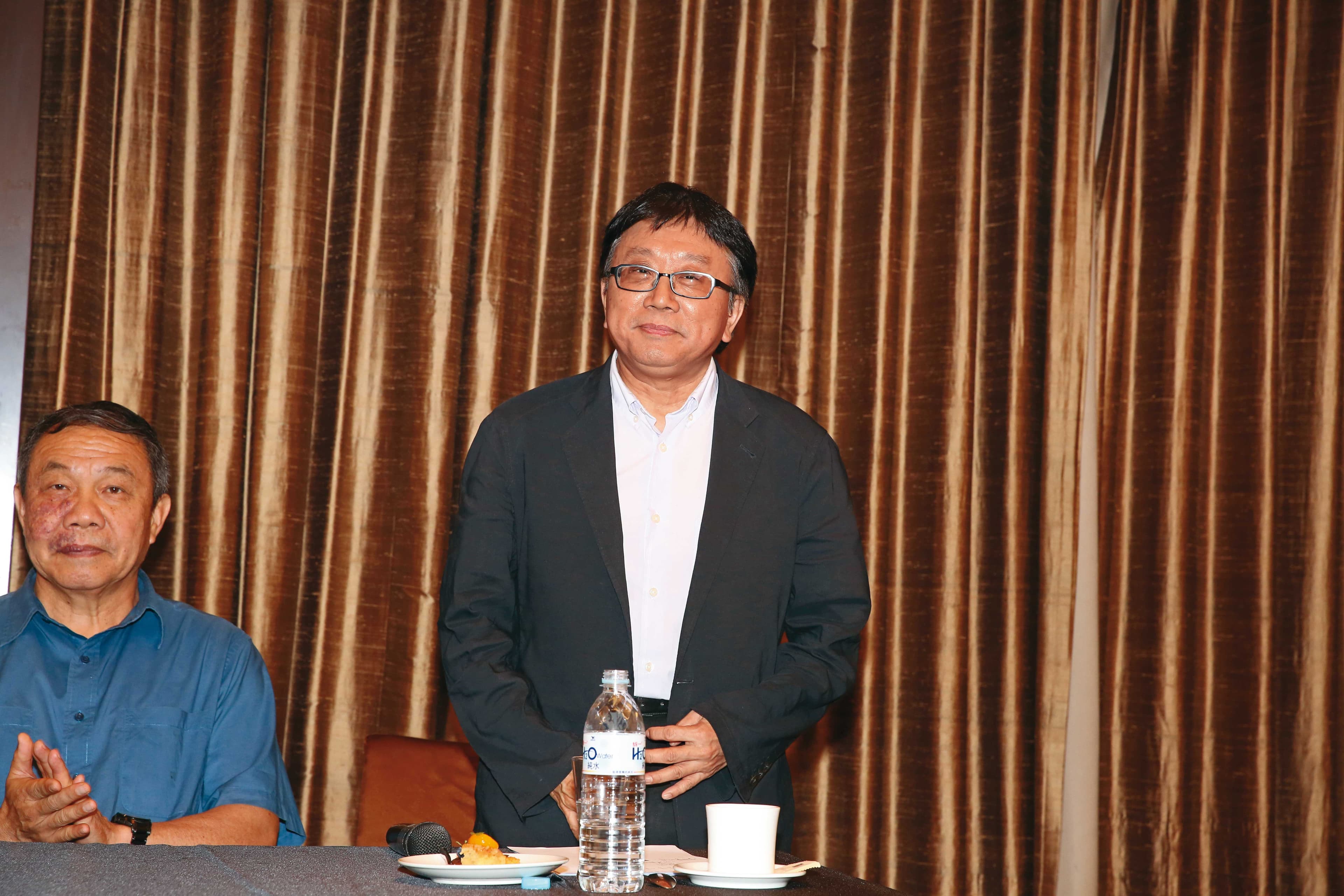 棒協祕書長林宗成(圖)、中職會長蔡其昌對各縣市「孵蛋」持正面態度。(鏡報董孟航)