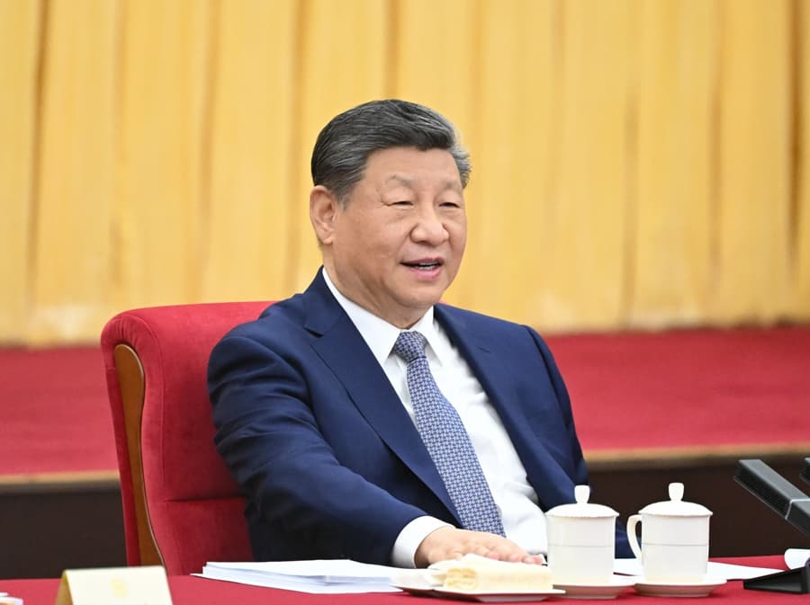 習近平邀請鄭麗文率團訪中。(翻攝人民網)