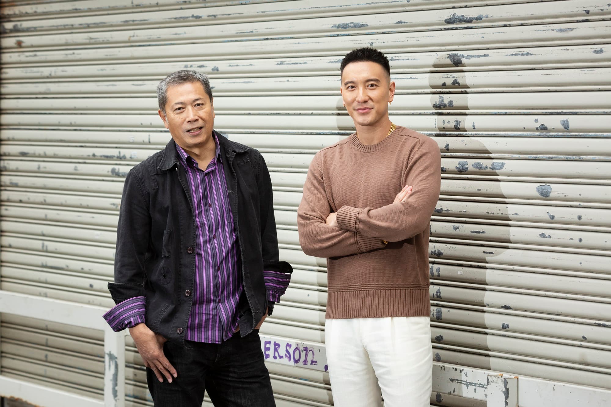 王陽明(右)與李景白(左)因合作《沈睡的水下巨人》建立信任和深厚情誼。