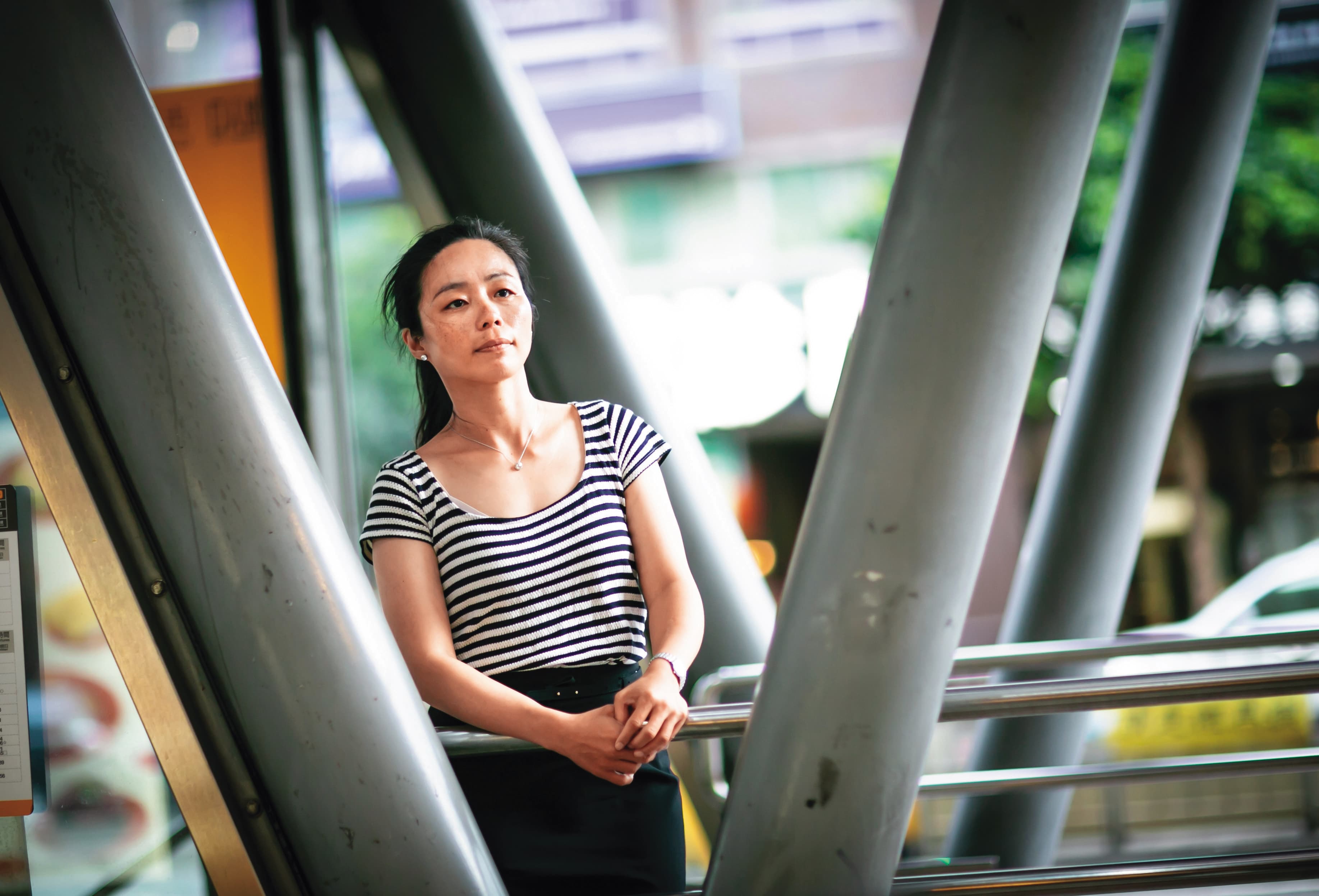 李君妮(圖)說,到自救會求助後,被律師林永頌的溫暖感動,如今她也是積極的志工。