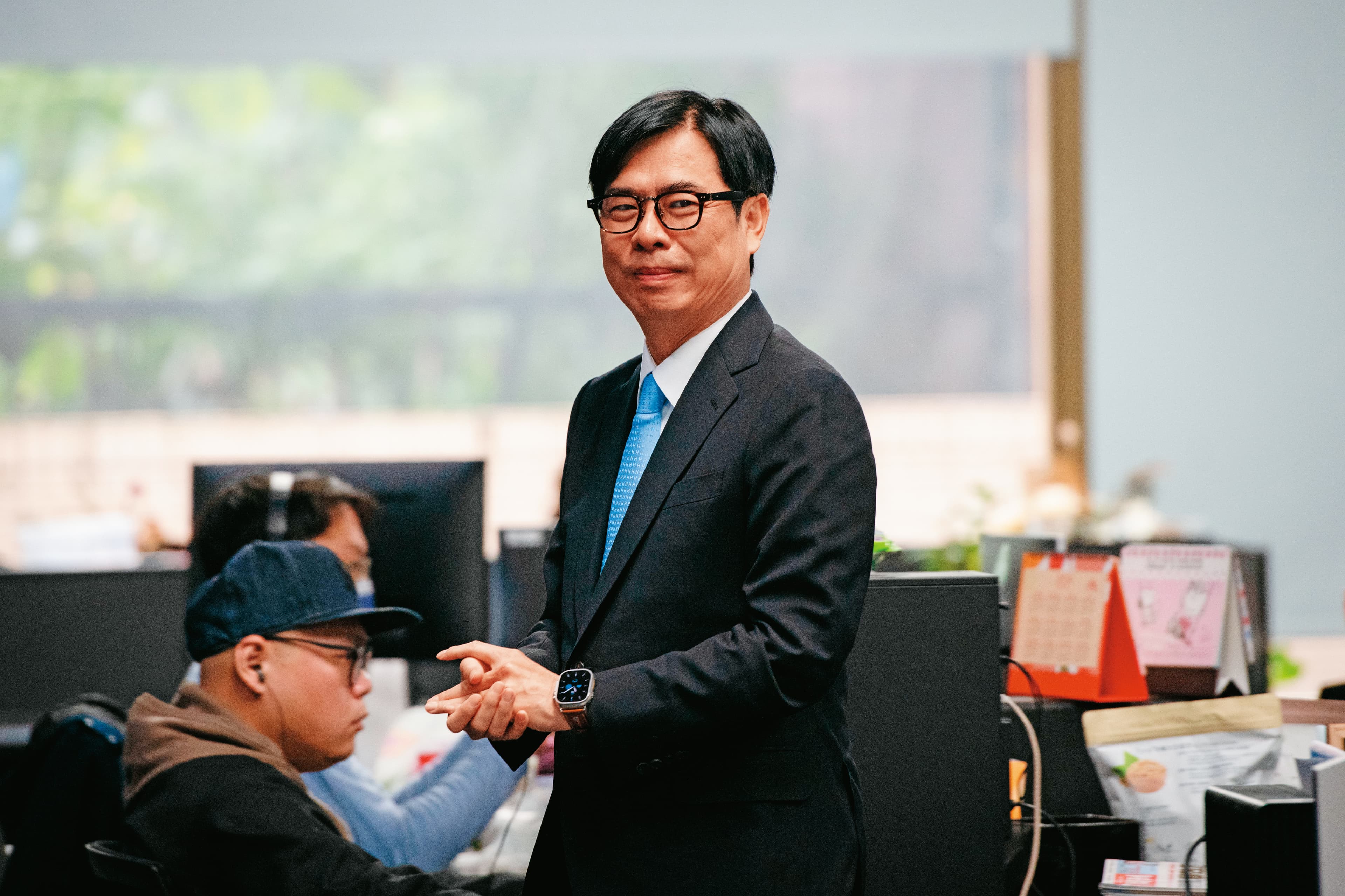 陳其邁自認市長補選上任後,他2年拚4年,2022年連任後也仍是「緊緊緊」。