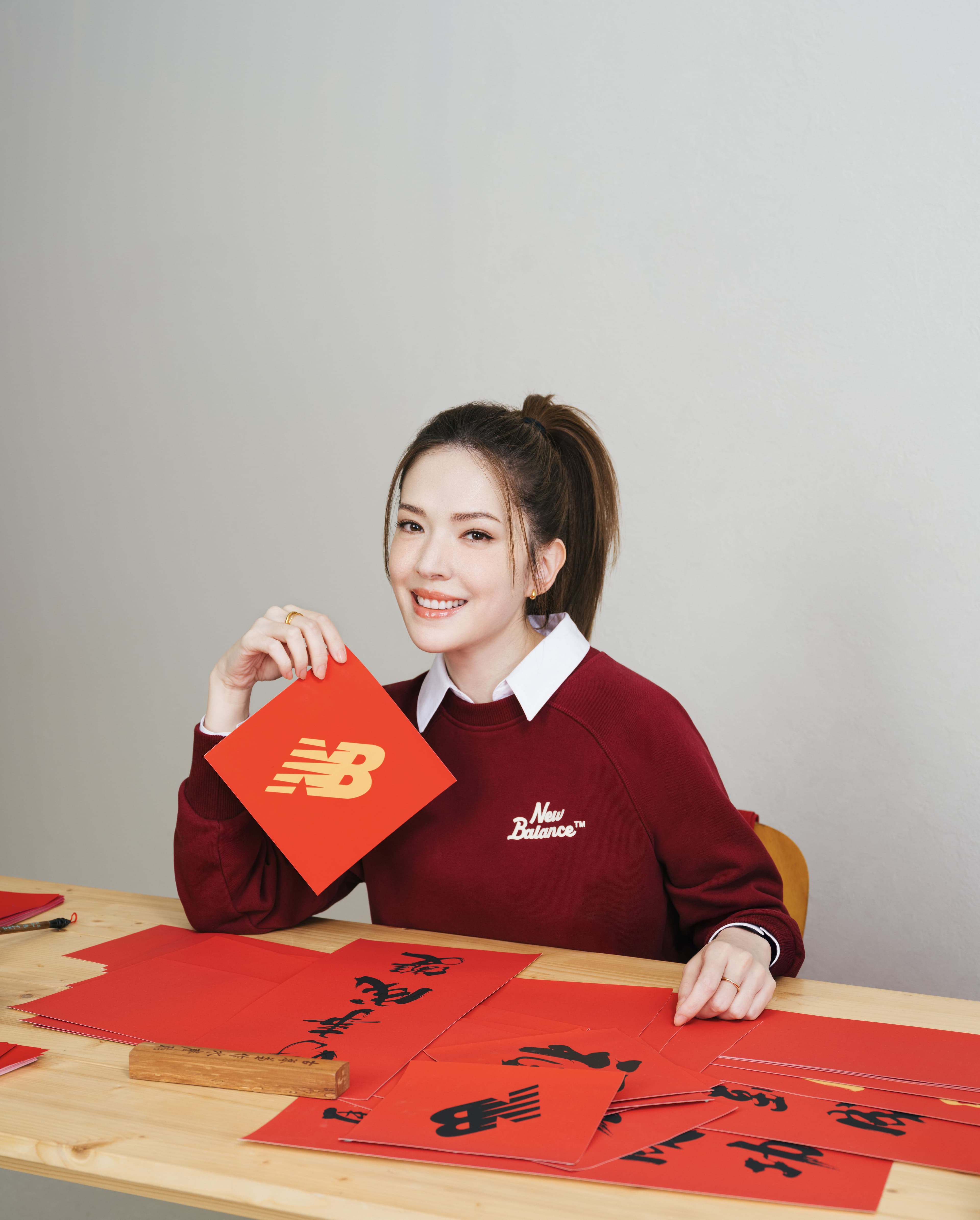 許瑋甯今天多了老闆身分。(New Balance)