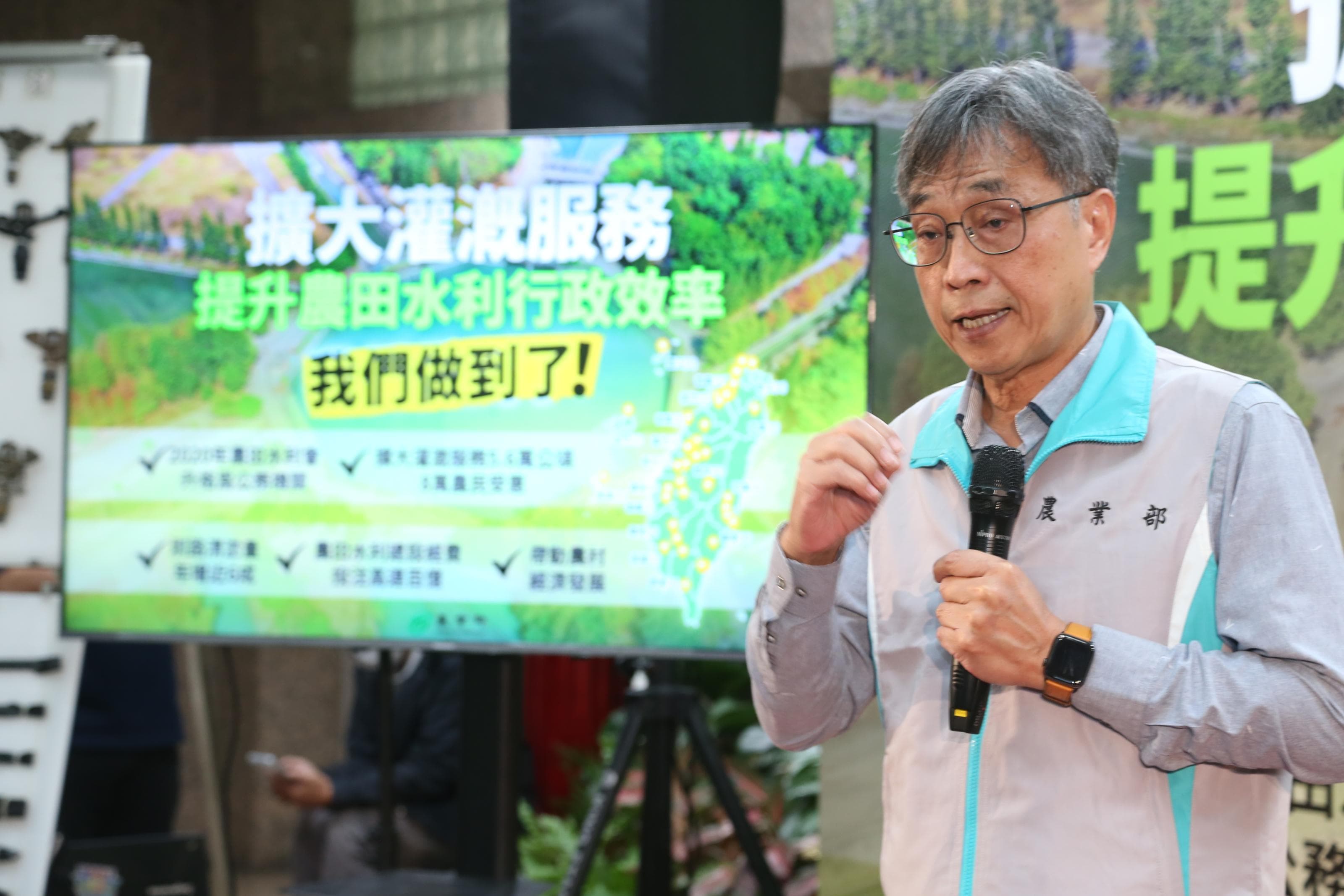 農業部代理部長陳駿季今表示,樂見台灣水果銷到全世界。(農業部提供)