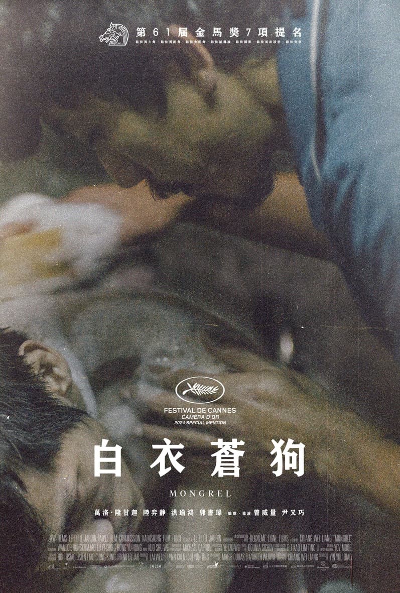 《白衣蒼狗》的坎城版海報。(牽猴子提供)