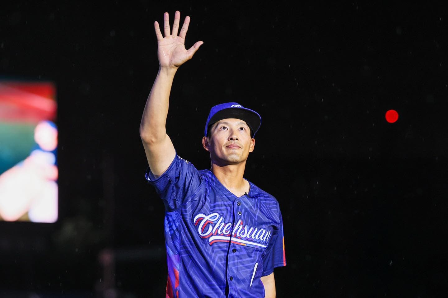 林哲瑄引退儀式昨晚在新莊棒球場舉行。(翻攝自CPBL 中華職棒臉書)