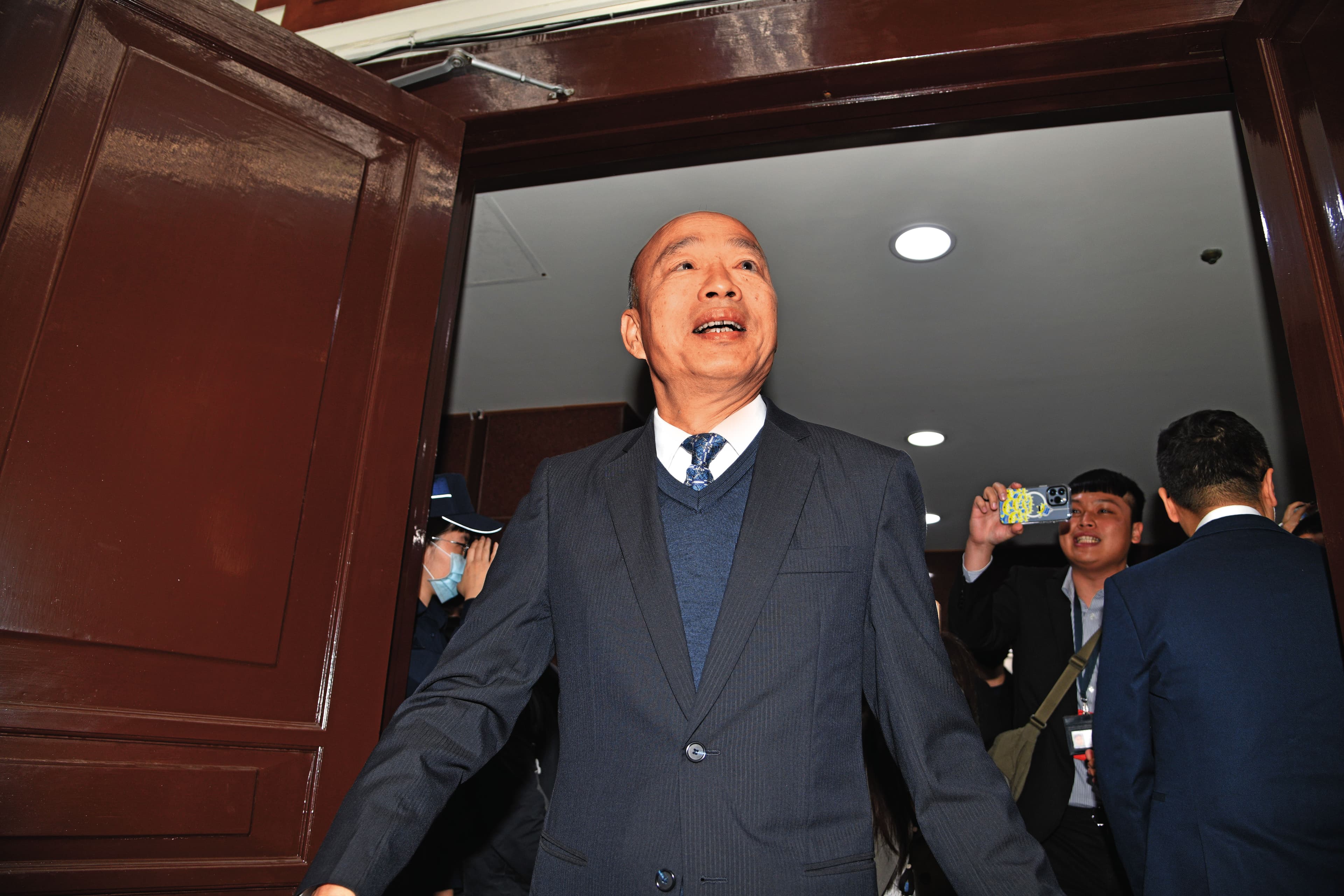 韓國瑜重返政壇當選立法院長後,聲量明顯壓制柯文哲。
