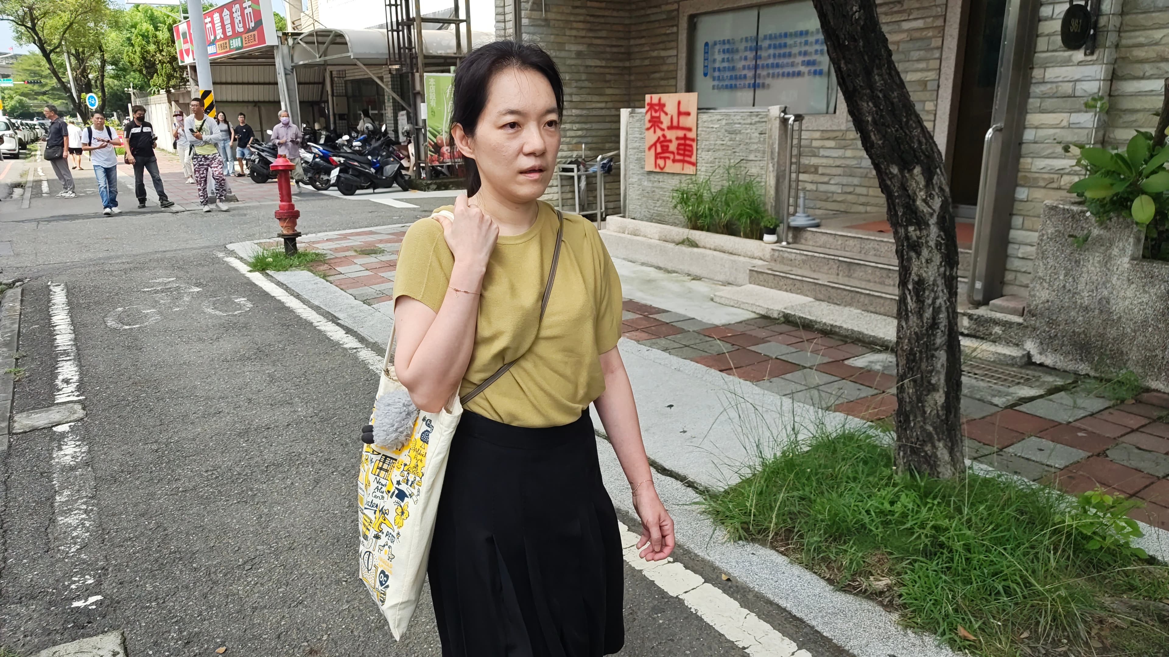 陳幸妤離婚消息曝光後，連日接受媒體訪問。