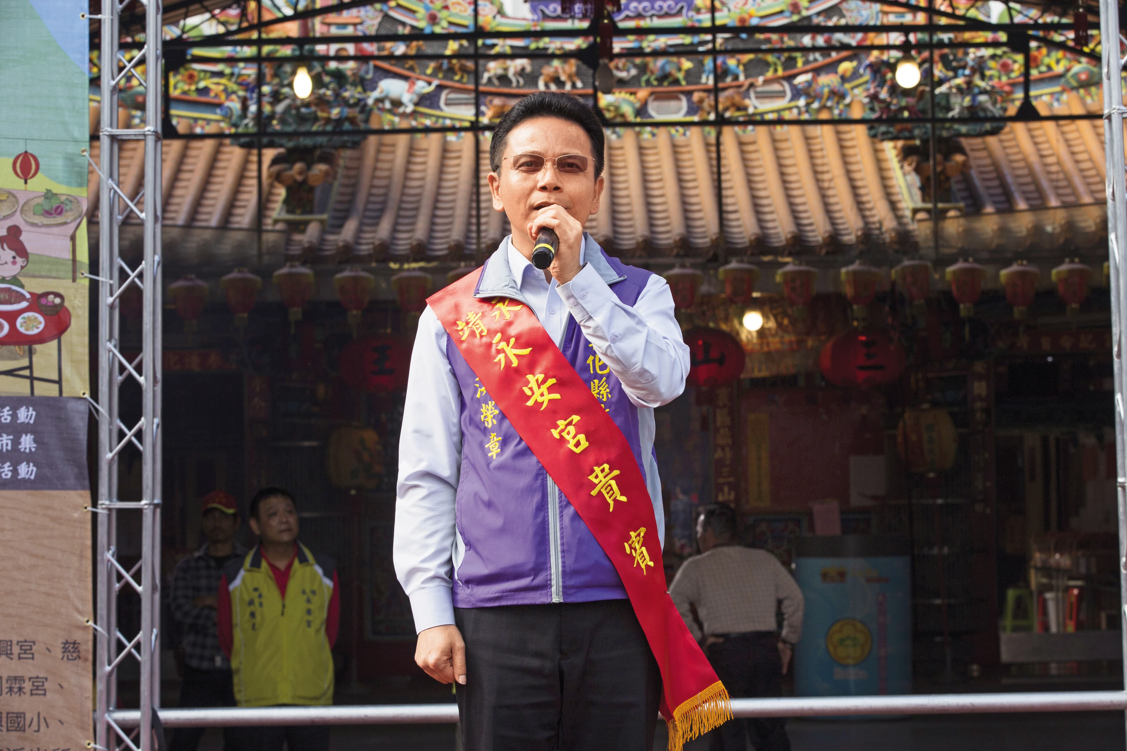 洪榮章爭取黨內提名參選彰化縣長,競選動作很早就已經啟動。