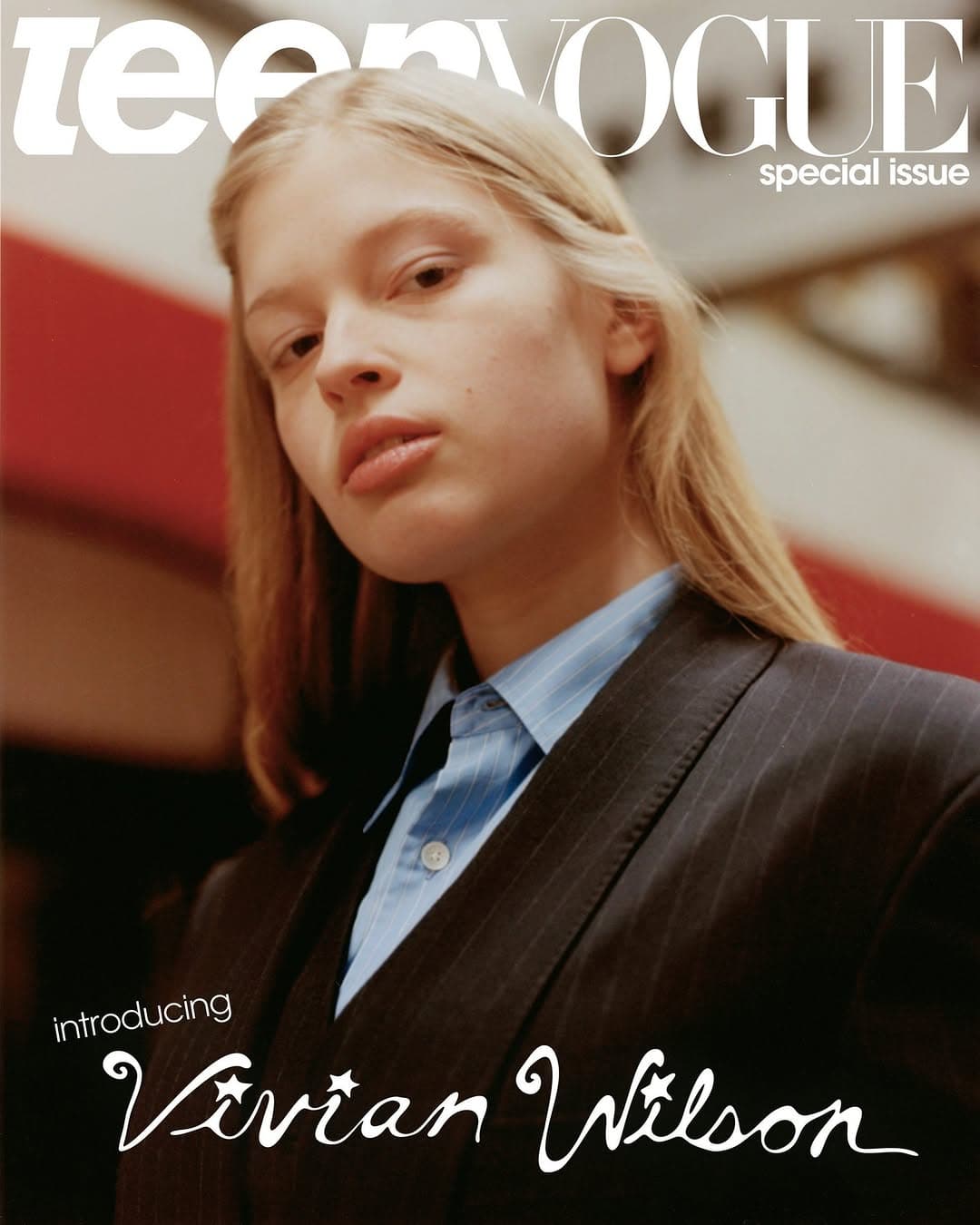薇薇安近日接受雜誌《Teen Vogue》專訪，談出櫃經歷。（翻攝teenvogue IG）