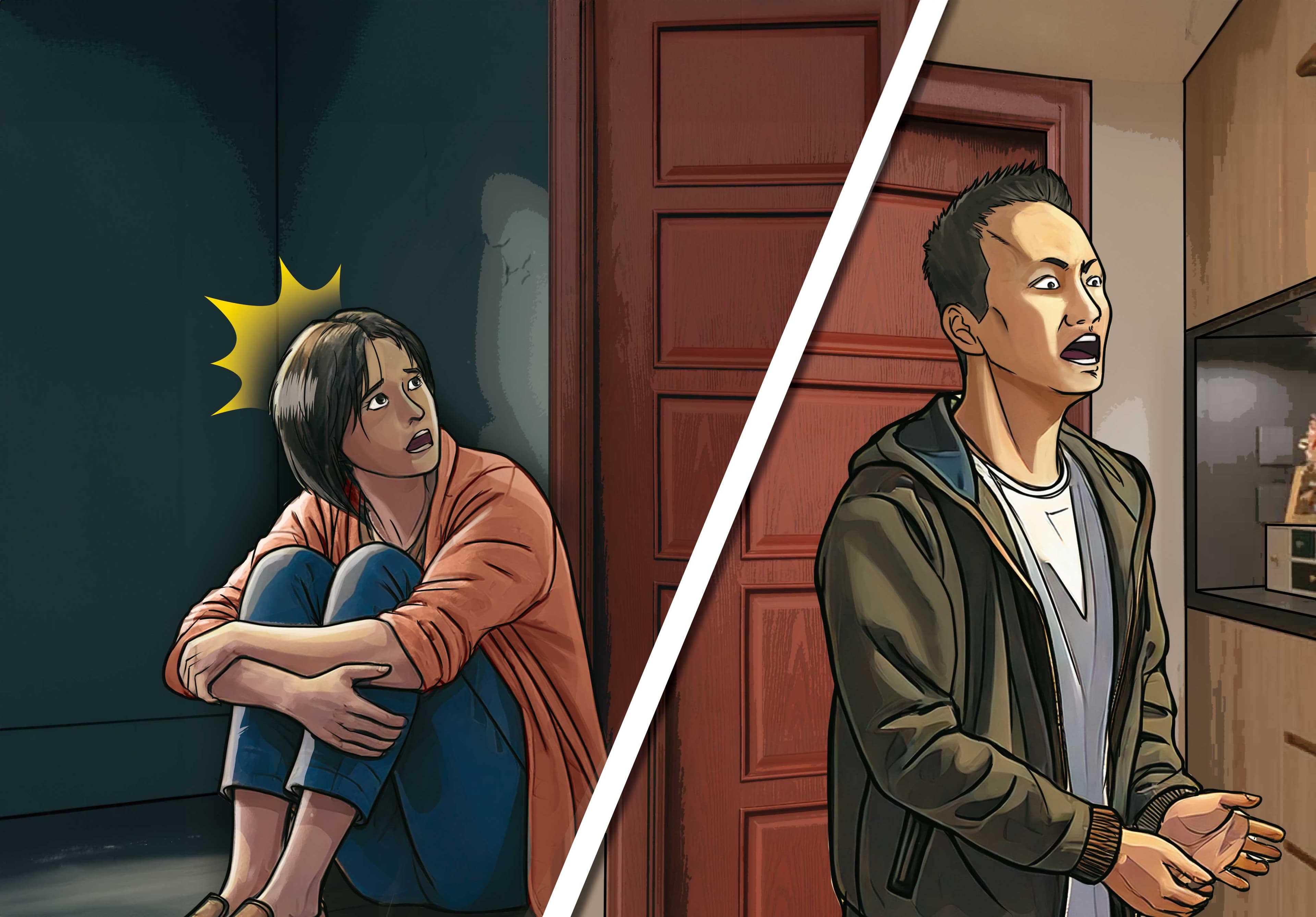 潘女因欠債被拘禁時,聽到洪男等人提及「她已經被做掉了」等語,成為檢警能替賴女平冤的破案關鍵。(AI繪圖Adobe Firefly生成,本刊美術組後製)