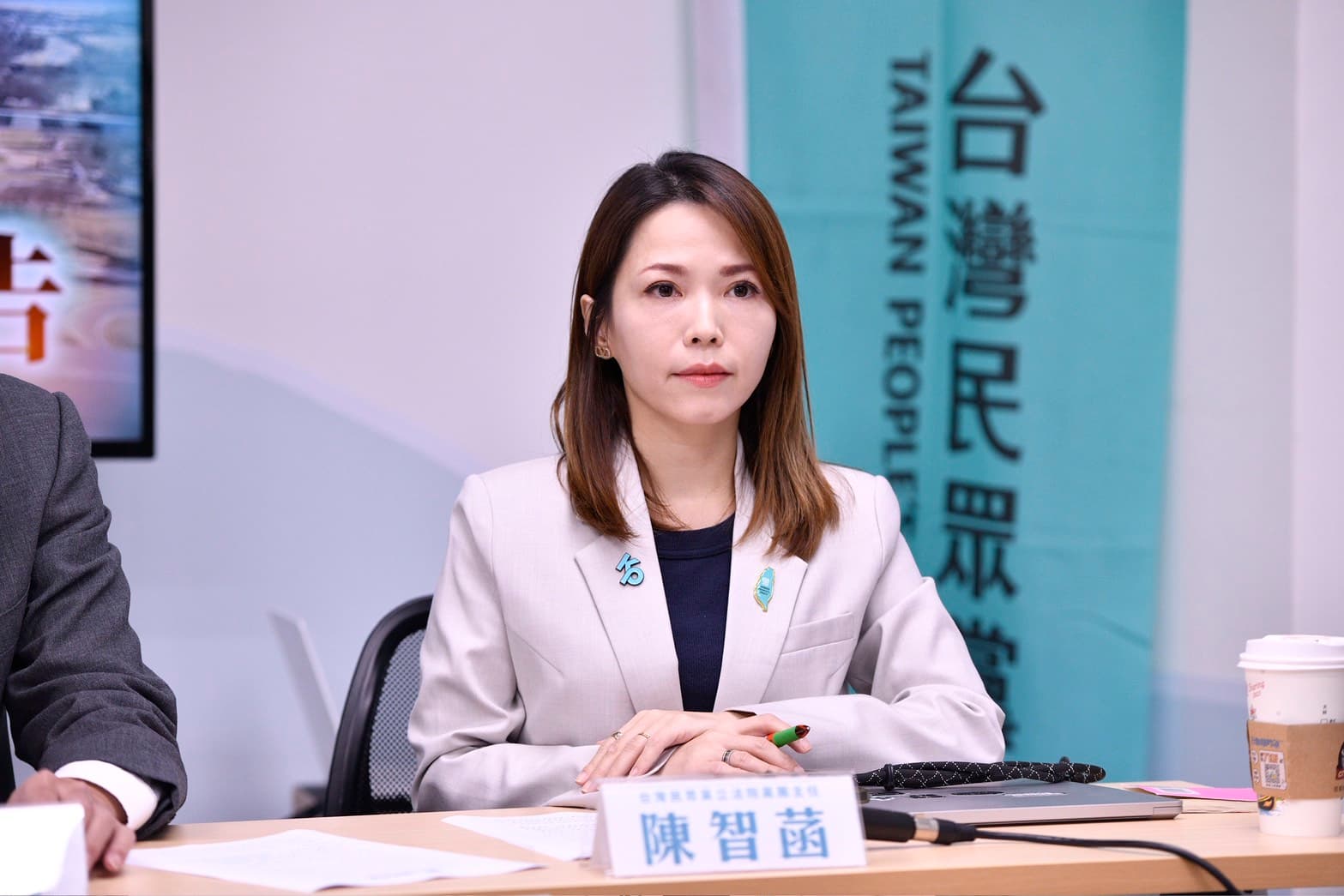 陳智菡認為,楊寶楨若想參選就循黨內制度登記。(資料照;鏡報李智為)