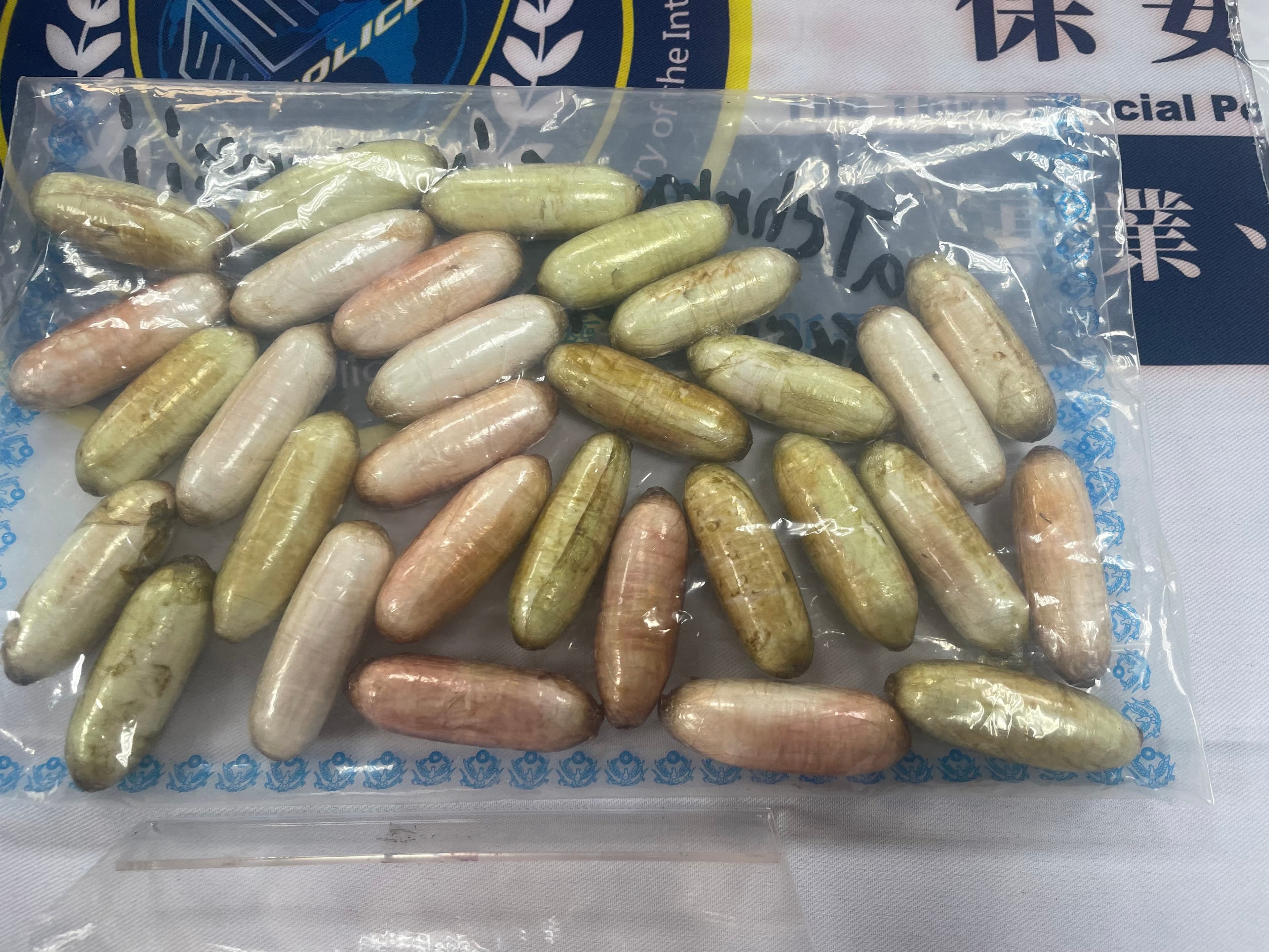 警方起獲的海洛因毒品。(警方提供)