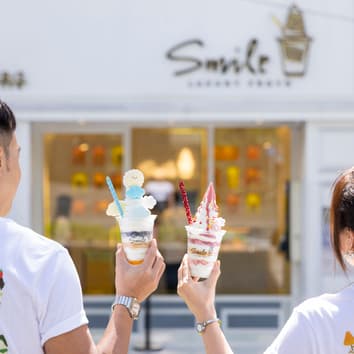 夏日系列冰品好拍又好吃。(Smile Froyo提供)