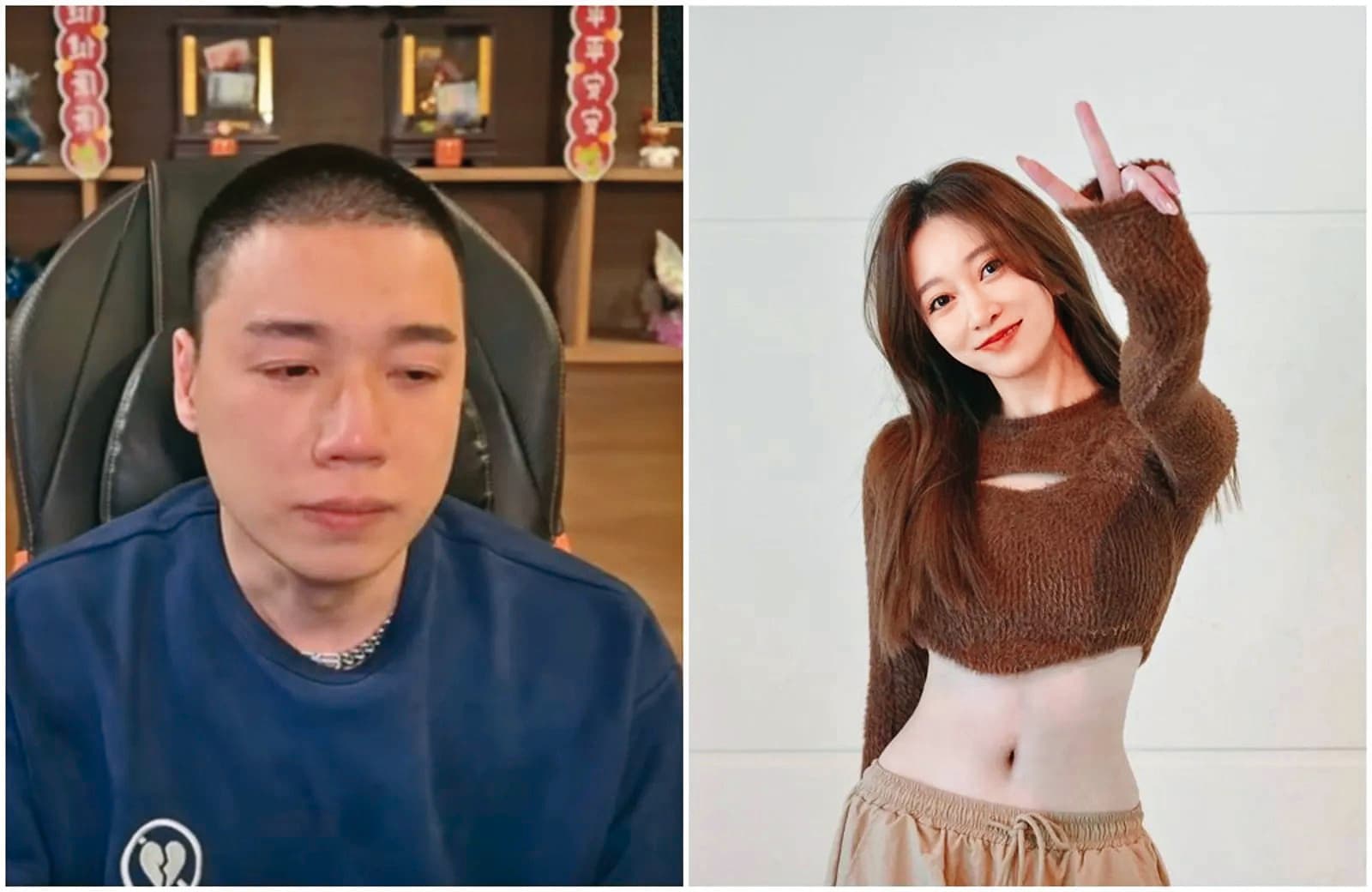 篠崎泫與Toyz的關係令人霧裡看花,Toyz之前還曾跟人妻傳過花邊。(翻攝Toyz YouTube頻道、篠崎泫臉書)