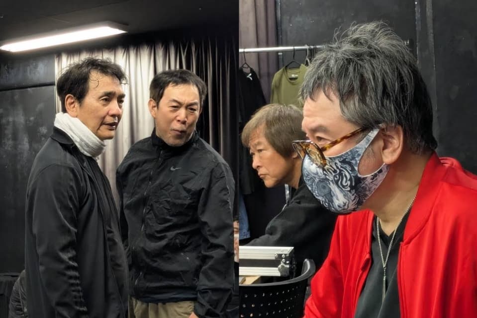 《蒲田進行曲完結篇:銀之死》今(11日)在高雄衛武營登場,錦織一清(圖右)擔任導演。(翻攝錦織一清 X)