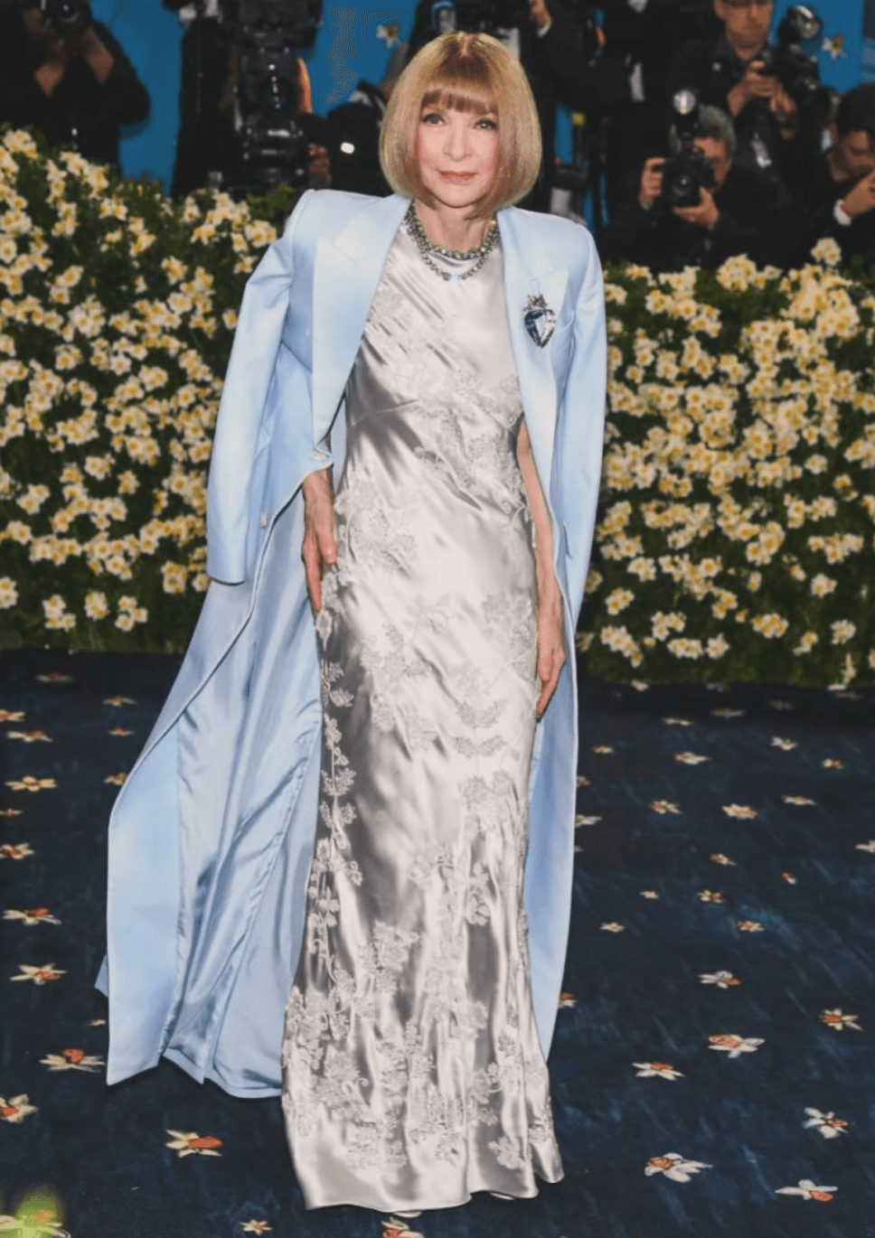 安娜溫圖出席2025年Met Gala。(翻攝theannawintour IG)