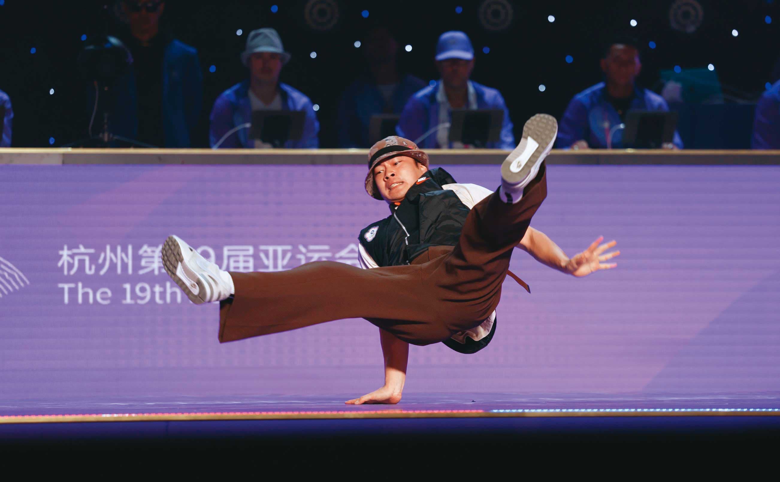 孫振是台灣第一位叩關奧運霹靂舞的選手。(中華奧會提供)