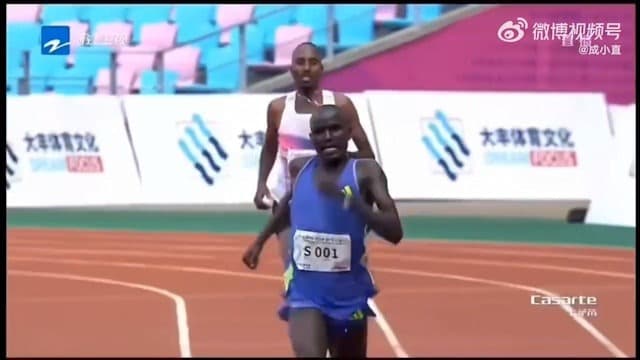 最後肯亞選手奇伯特「逆轉」奪冠。(翻自微博)