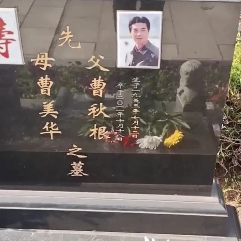 曹秋根抗癌歷程與死訊，竟在15年後才因網友掃墓意外「開箱」而大白於天下。（翻攝畫面）