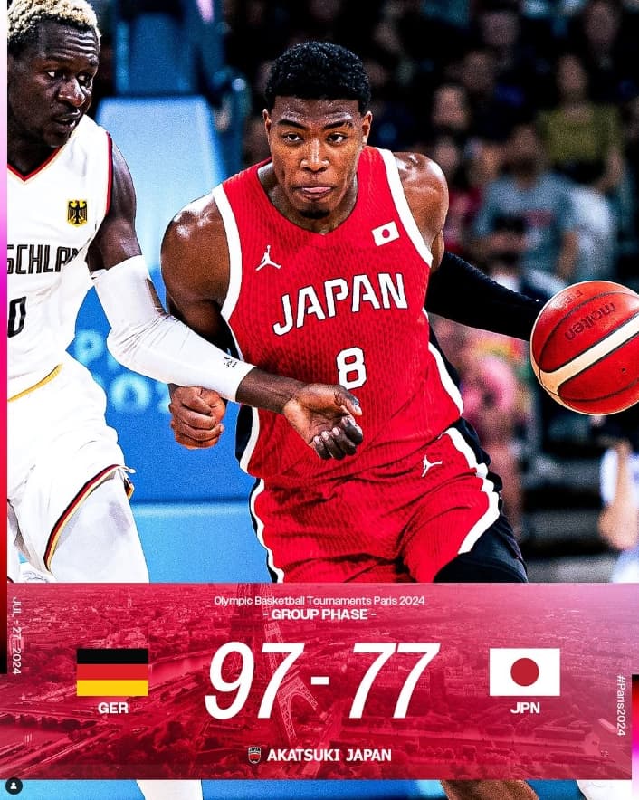 代表日本出戰奧運男籃的NBA球星八村壘,今宣布因為腿傷退出國家隊。(翻攝自Instagram japan_basketball)