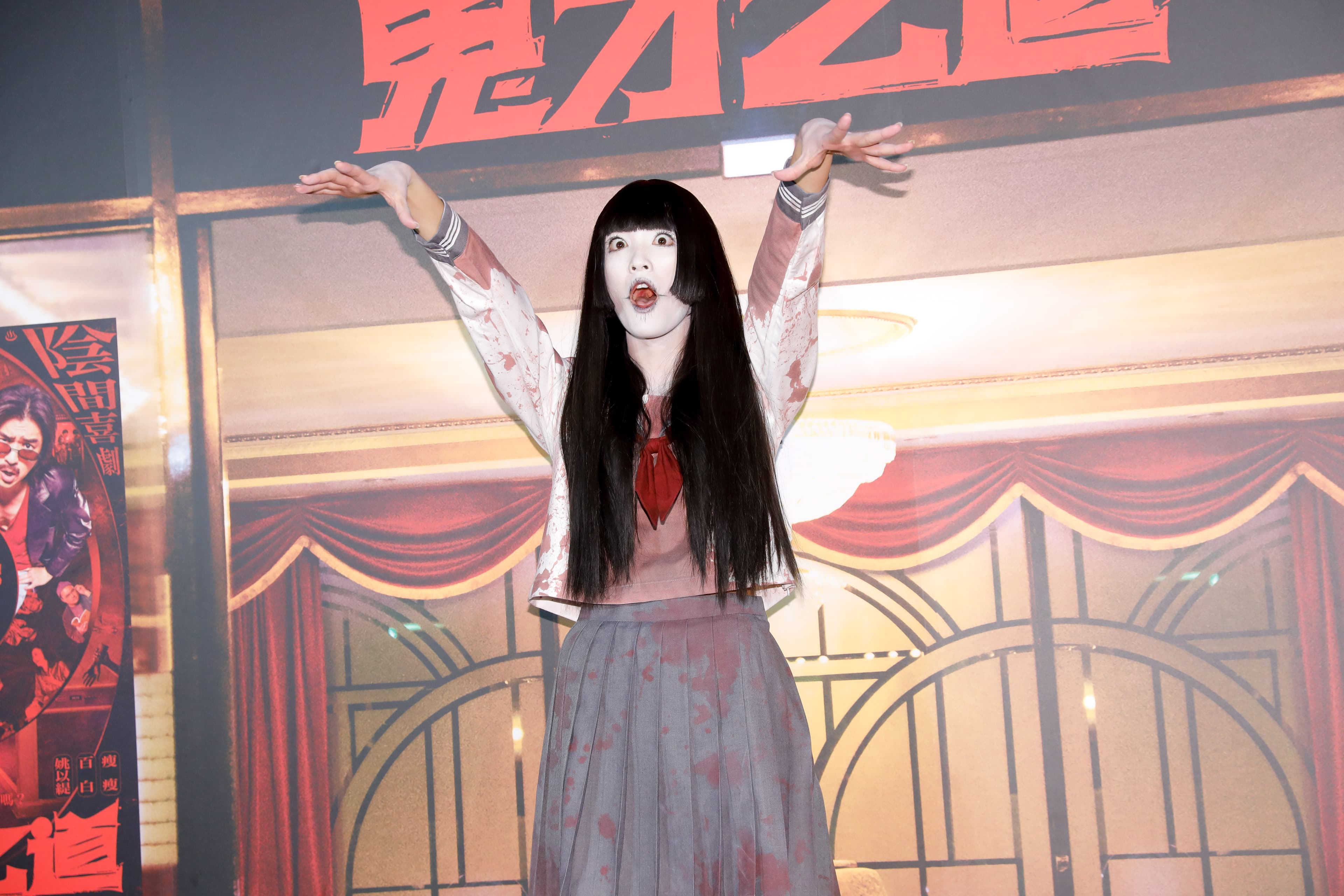 王淨戲裡「好恨啊」台詞有發展成發燒金句潛質,她死白臉的鬼妝看起來最恐怖。
