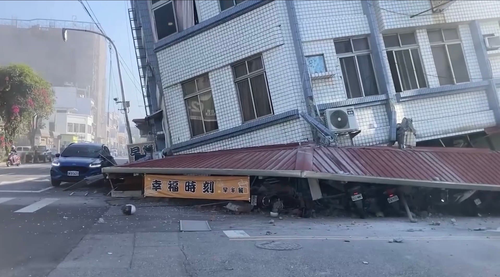 花蓮災情不斷。(翻攝自記者爆料網)