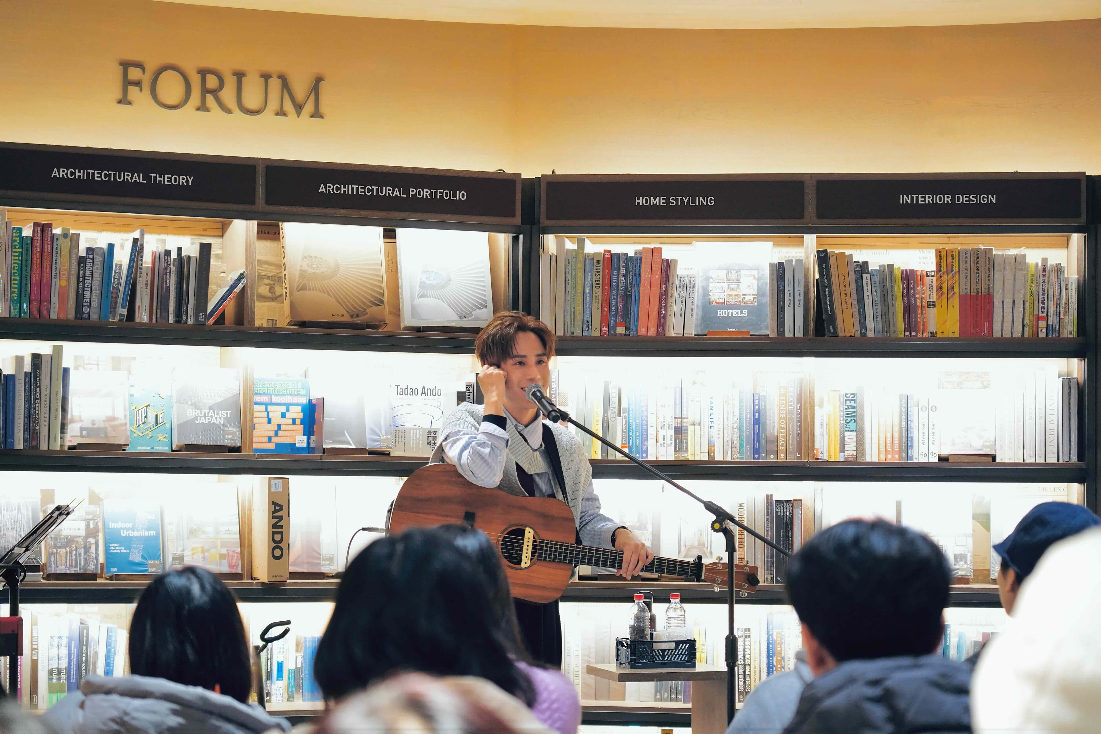 片山凉太1月19日將在台中誠品園道店舉行第二場音樂分享會(大元娛樂提供)