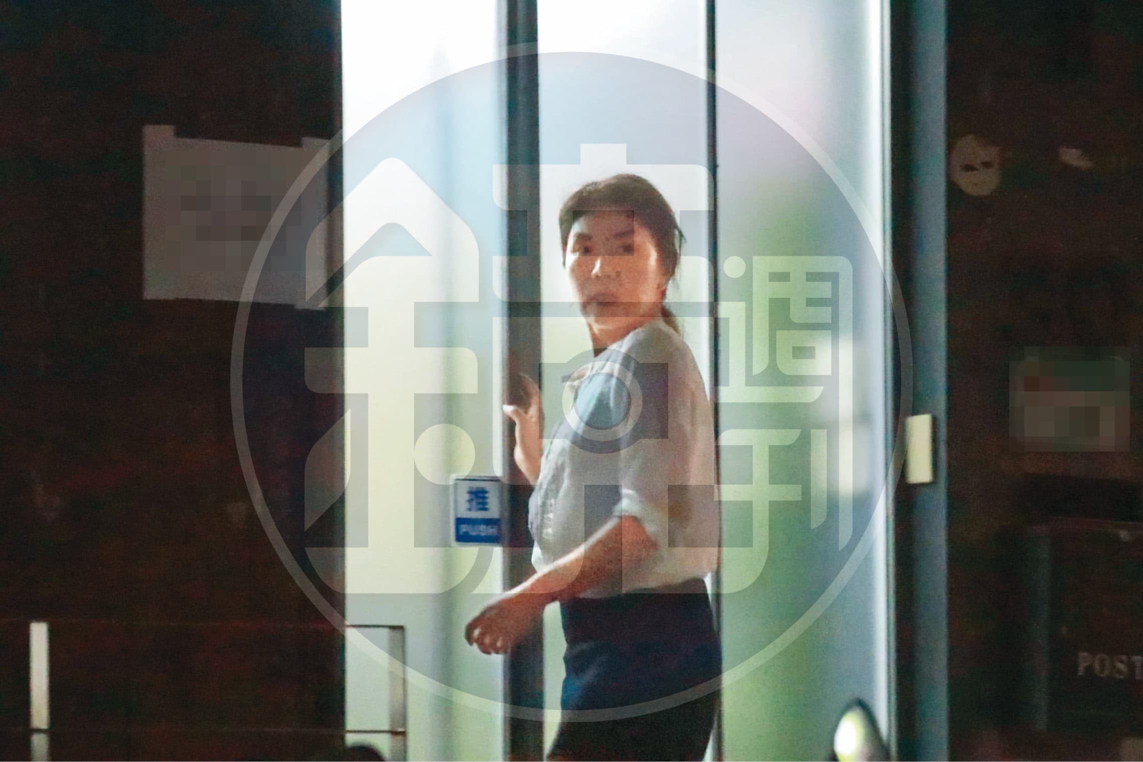 黃國昌小姨子高翬(圖)27日到李麗娟擔任老師的安親班,同一地點也是高翬的耘力國際公司登記住址。
