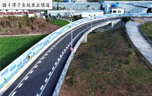 視覺化減速標線。(高公局提供)