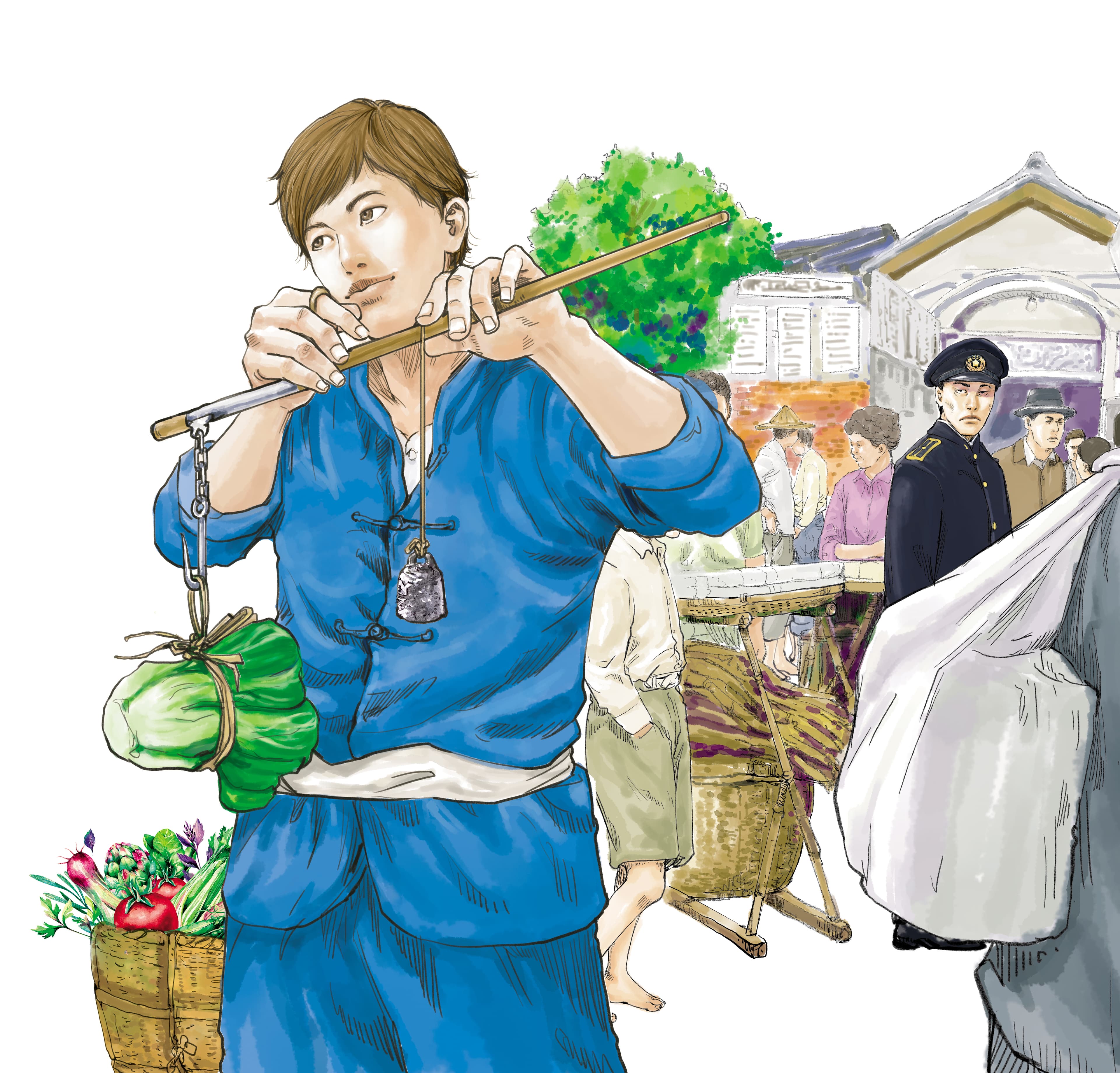 賴和〈一桿秤仔〉推出漫畫版,入圍第15屆金漫獎「年度漫畫獎」。(前衛出版社提供)