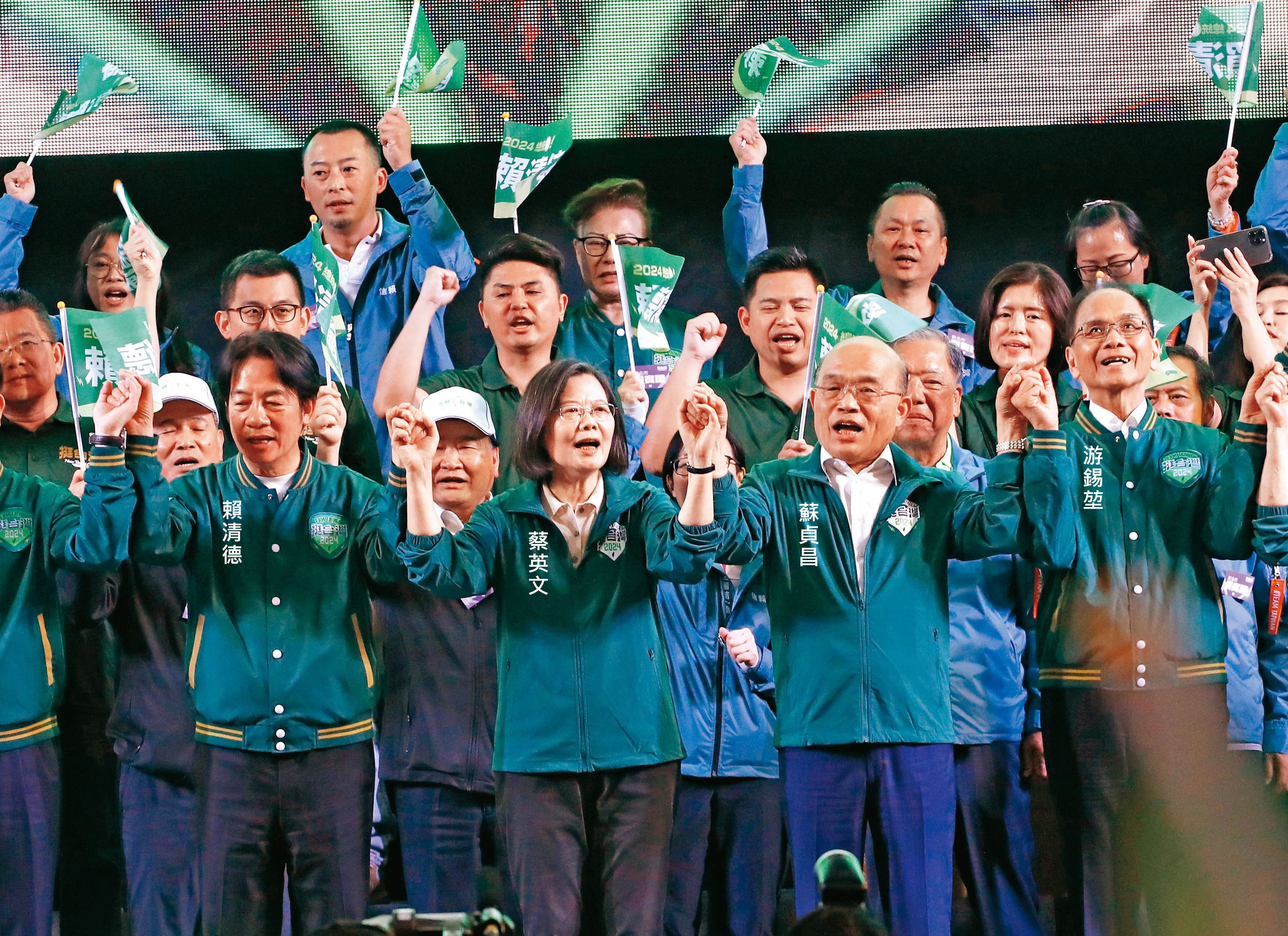 包括蘇貞昌、蔡英文等民進黨天王輔選團隊,將在選戰最後關頭全力助選。