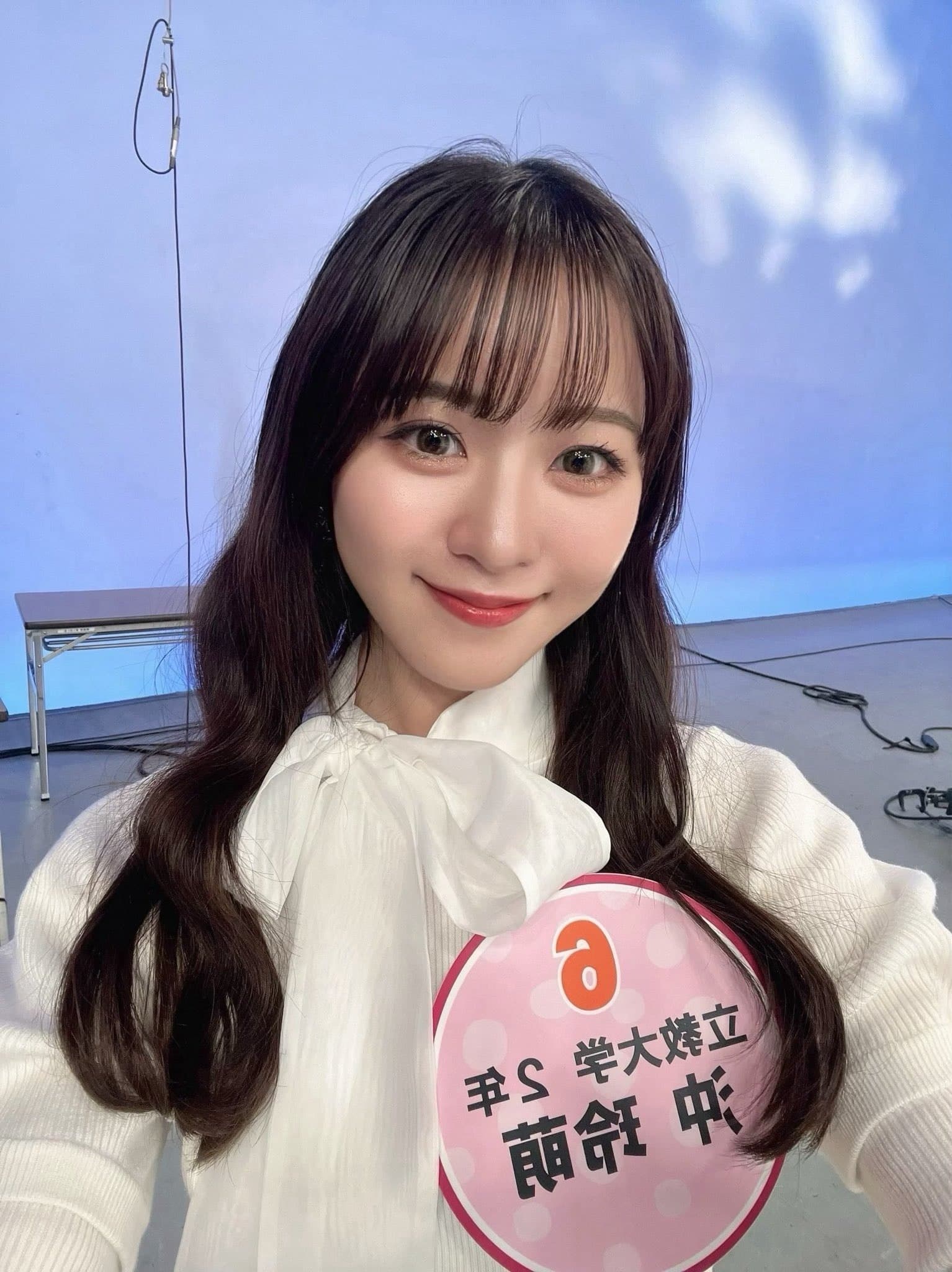 來自立教大學2年級的沖玲萌,她目前也是個網紅。(翻自推特)