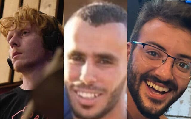 以軍日前在加薩誤殺3名人質,引發外界譁然。(翻攝自《以色列時報》)