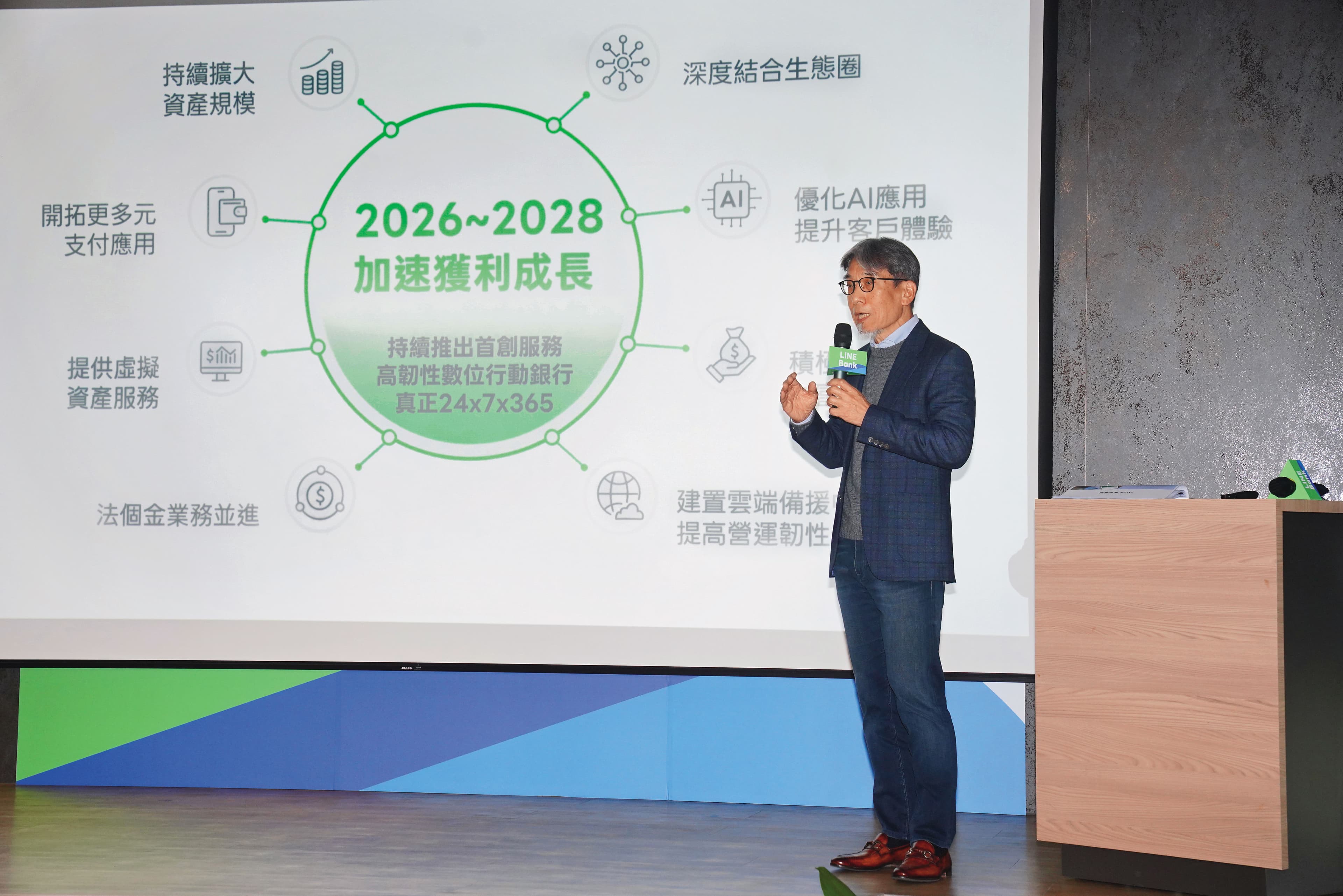 對於從2019年就加入LINE Bank籌備處的黃以孟來說,企業金融服務將是下階段成長動能。