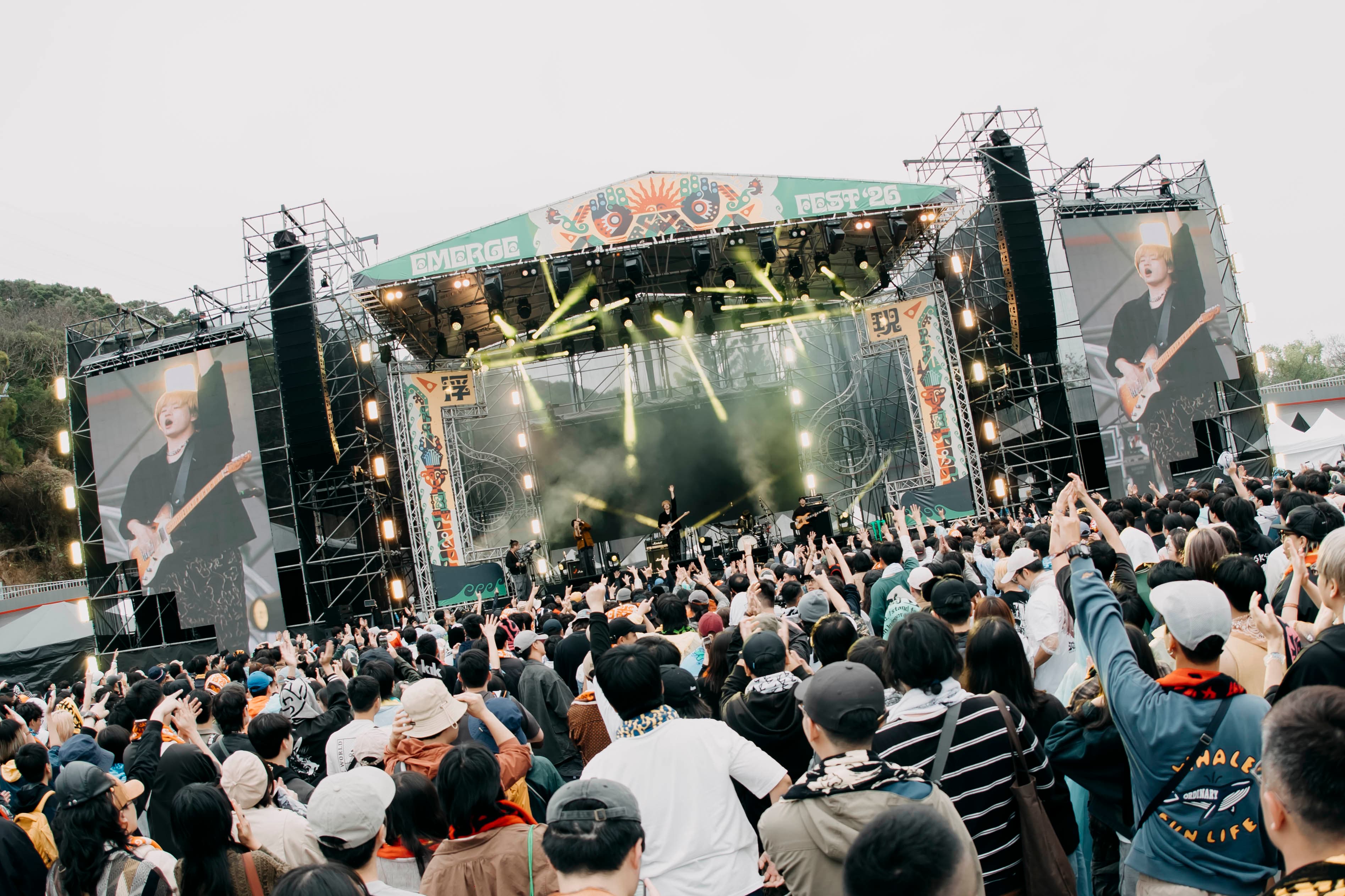 日本樂團FREDERIC時隔8年再度來台，讓歌迷感動回味不已。（浮現祭提供）
