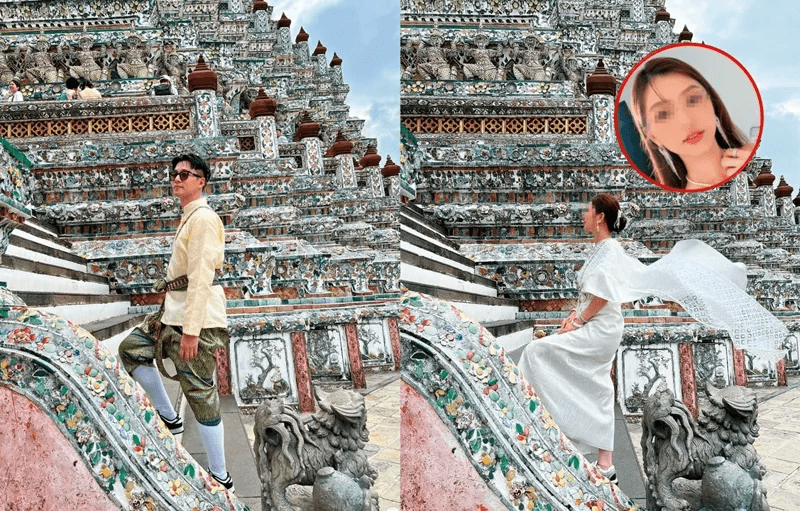 李唯楓(左圖)和Min(右圖)熱戀時,數度在IG留下一同到國內外旅遊的蹤跡。(翻攝自李唯楓、mmtsai IG)