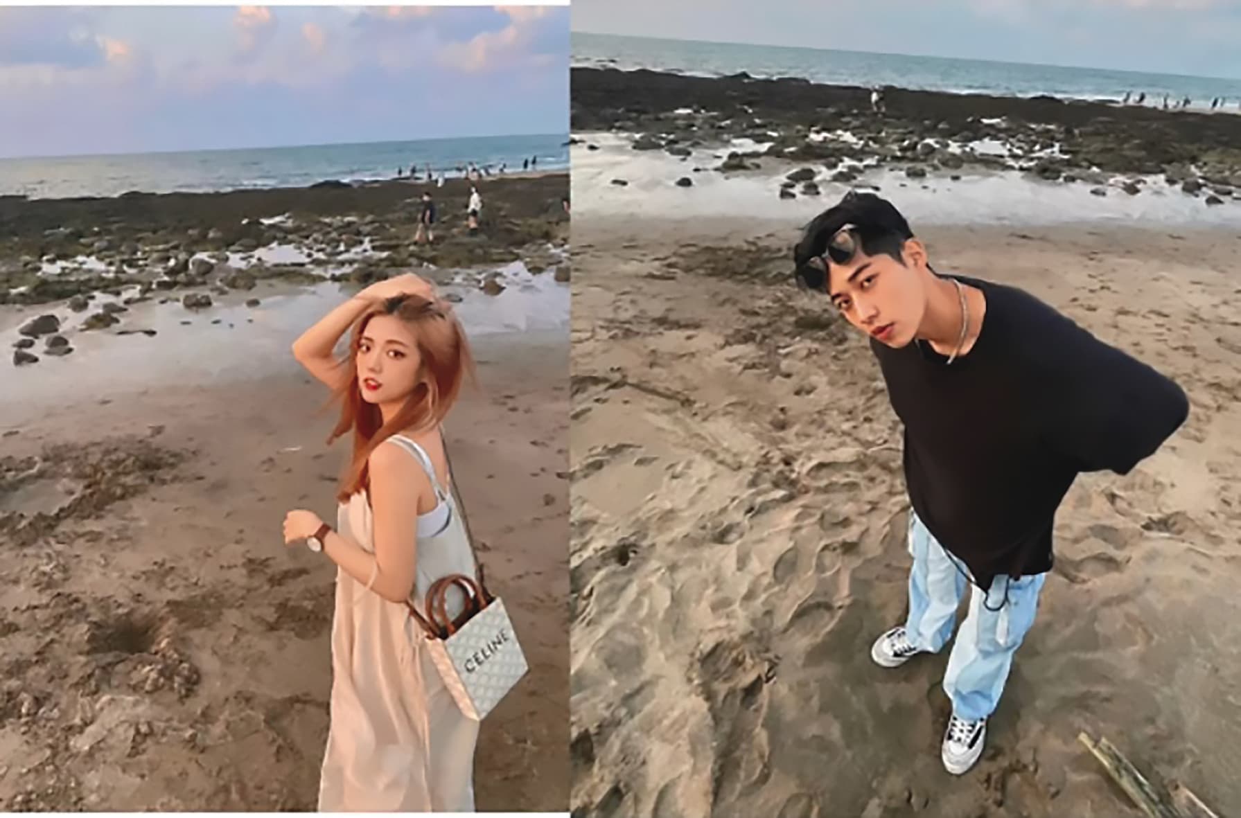 羅念（左圖，翻攝自羅念IG）與江尚儒（右圖，翻攝自江尚儒IG）曾是《一起上學吧》的CP並成為男女朋友，但傳兩年前已分手。