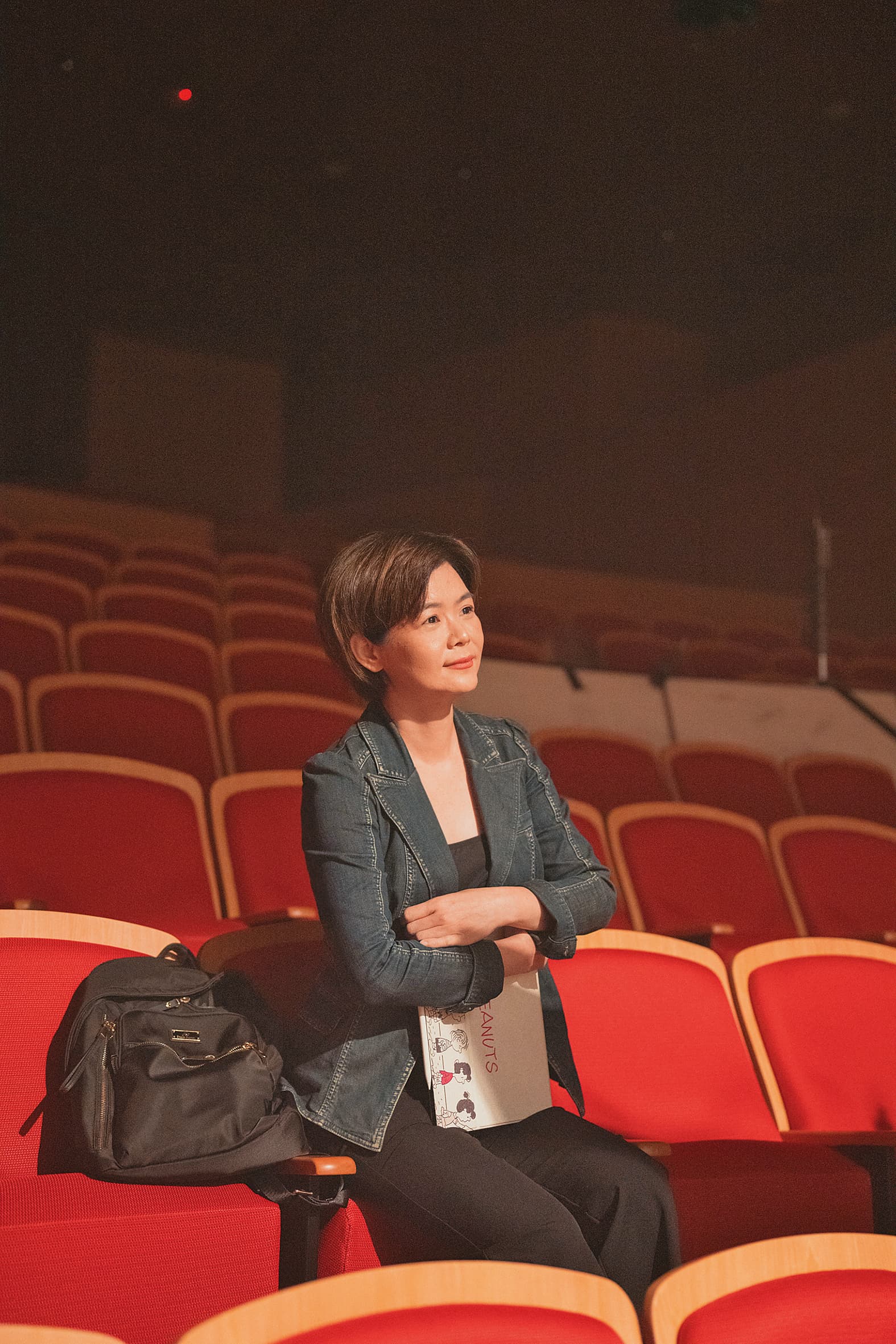 指揮與合唱指導洪晴瀠很注重合唱時的拍子、音準與和聲。(壹壹喜喜提供)