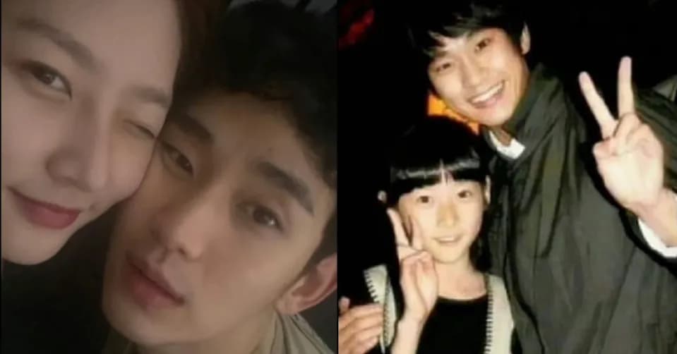 金賽綸曾手滑在INS公開她與金秀賢的貼臉合照(左),金秀賢透過經紀公司發表聲明表示YT節目所指控全都為不實內容。(網路圖片)