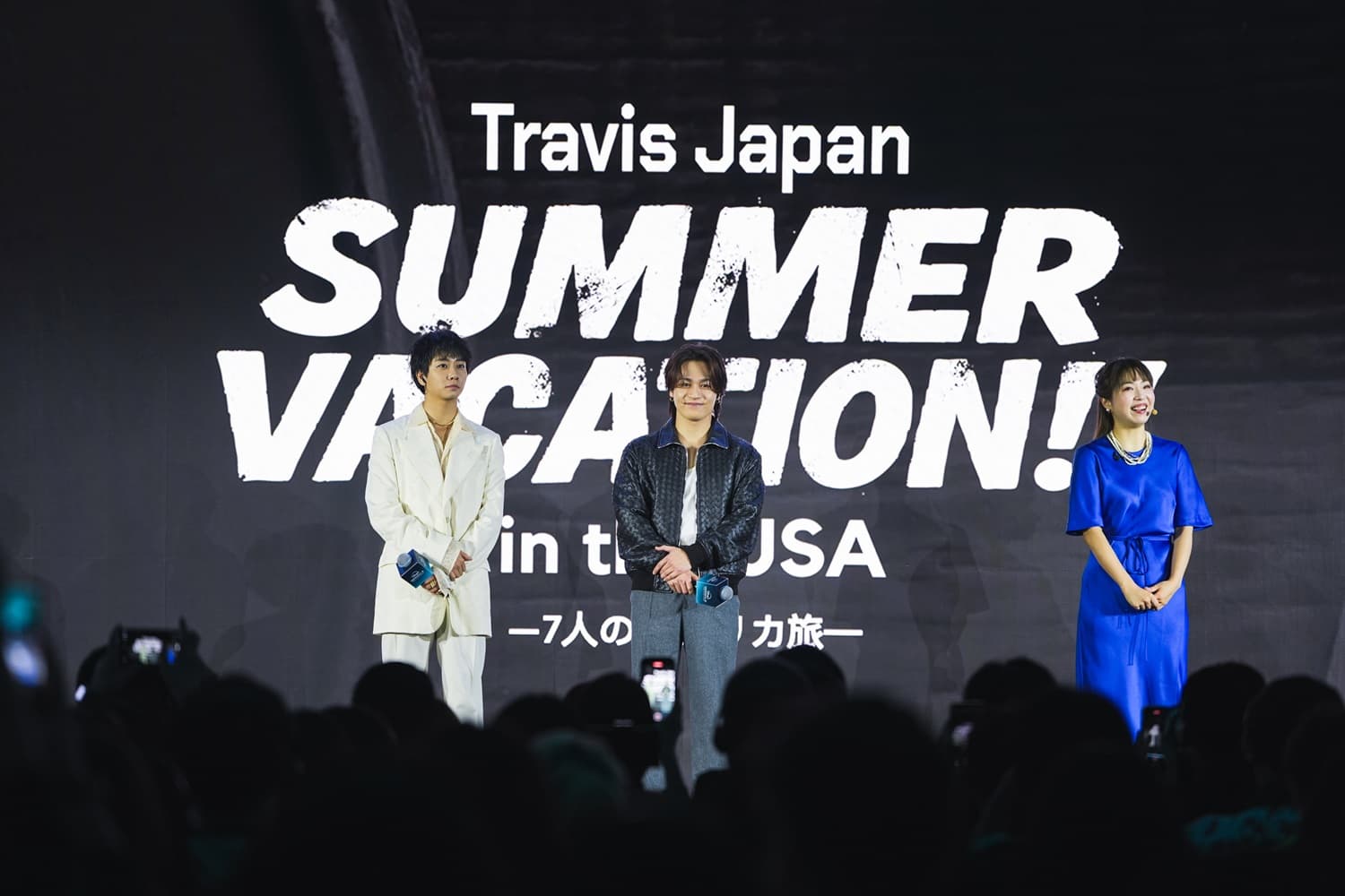 Travis Japan成員松田元太(右)與中村海人透露全團將在新節目《TRAVIS JAPAN到美國放暑假》走訪美國各地旅行,將帶給粉絲最真實的面貌。(Disney+提供)