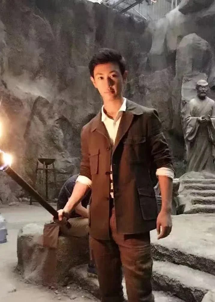 男方曾分享自己跑龍套的照片。(翻攝豆瓣)