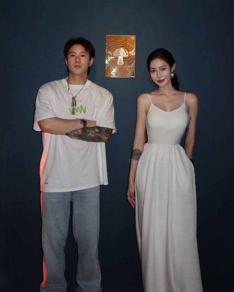 楊博涵和張敏不避嫌,在社群曬出多張合照。(翻攝自張敏IG)