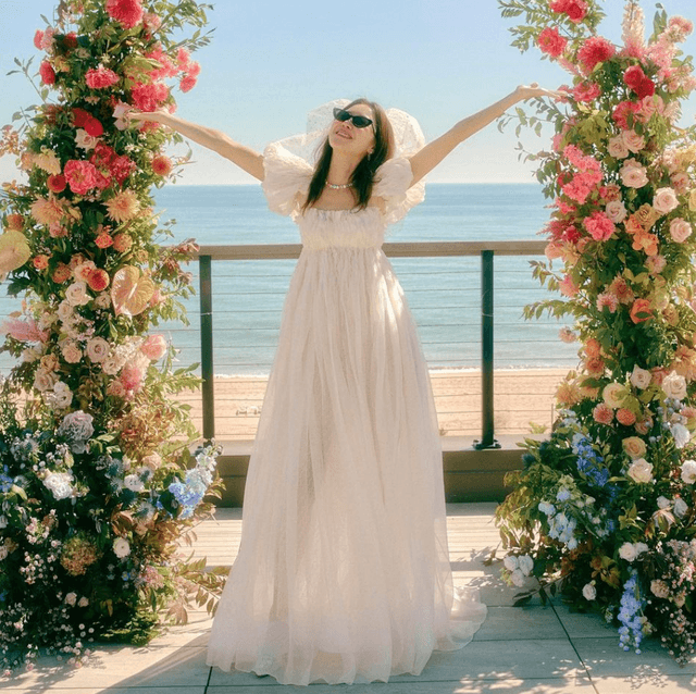 孔曉振結婚辦在美國紐約，在美籍韓裔Kevin Oh的家人親友面前獲得祝福。（翻攝孔曉振 INS)